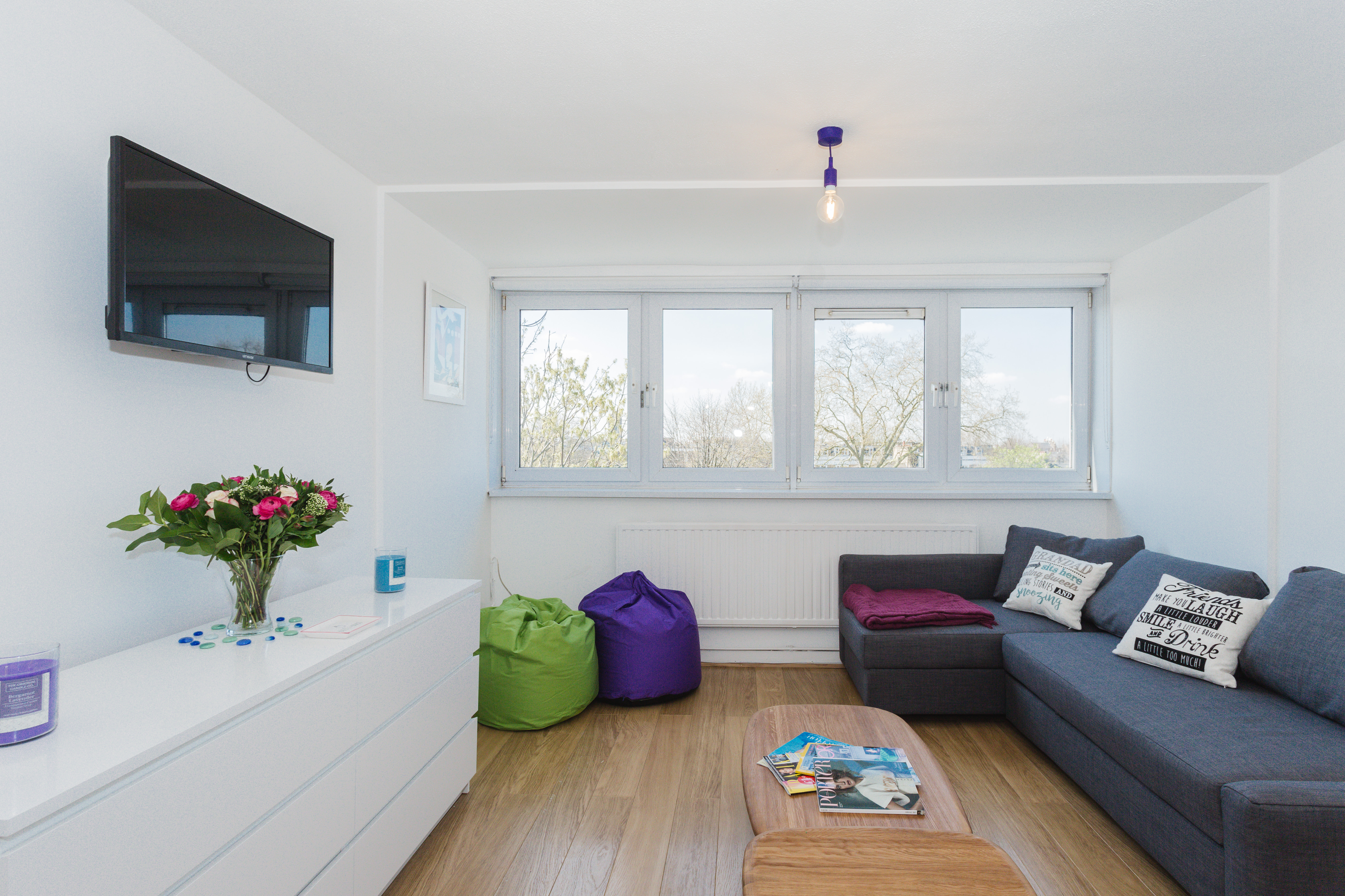 2 bedroom flat in Portobello, 2min from station