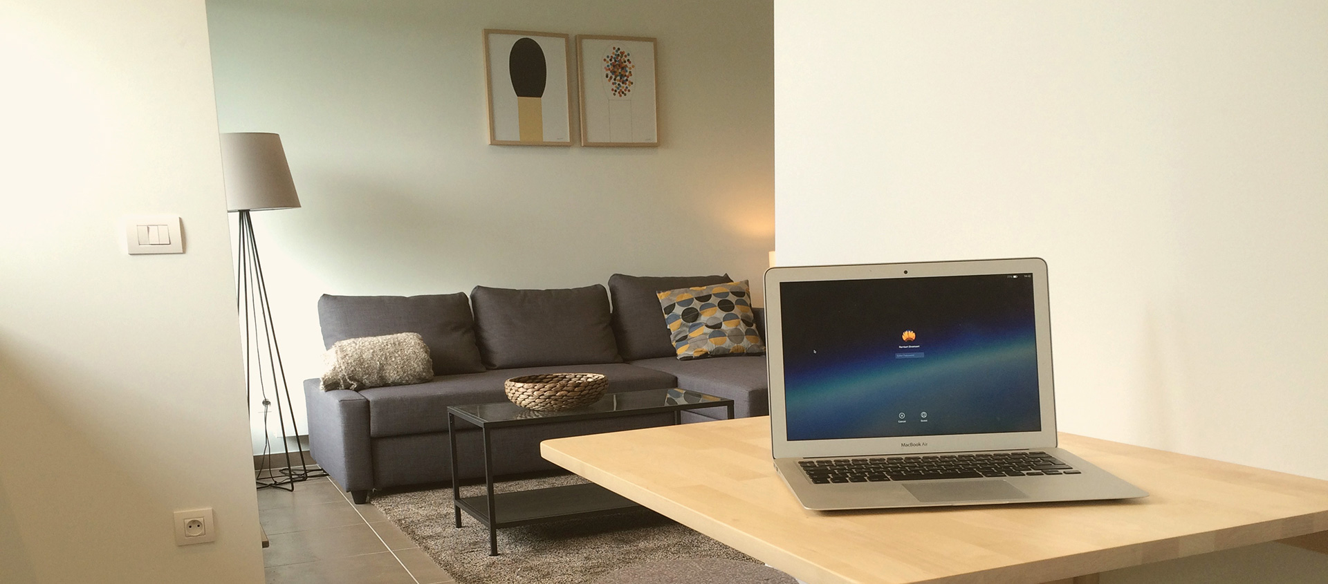 Furnished 2 person apartment for rent in Ghent in Zwijnaarde, Ghent