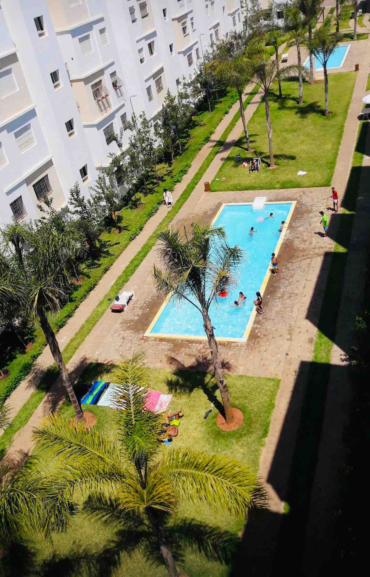 Lovely apartment with pool close to beach Condominiums for Rent in