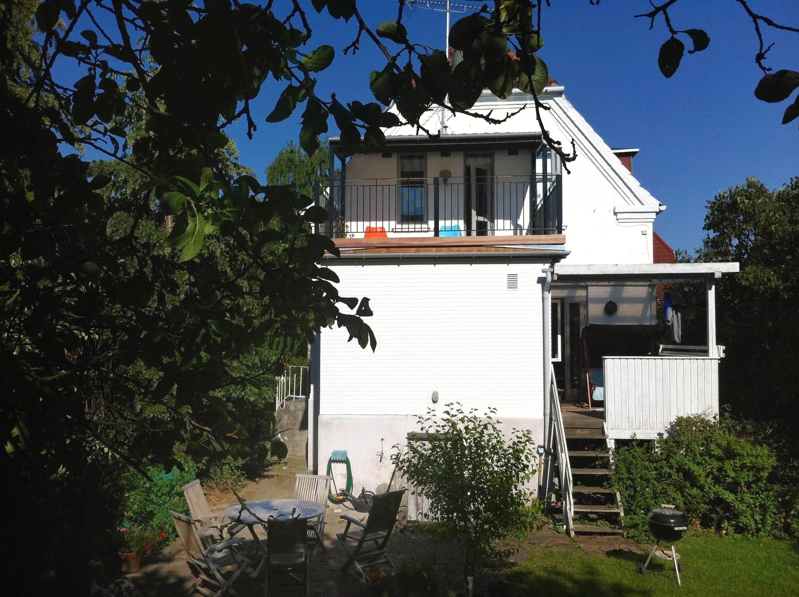 Three rooms with large patio in Valby, Copenhagen