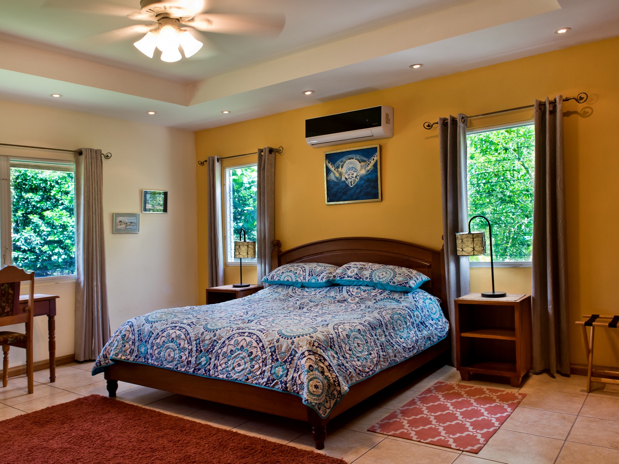 Yellow Head Room at Rock Farm Guest House in Cayo, Belize