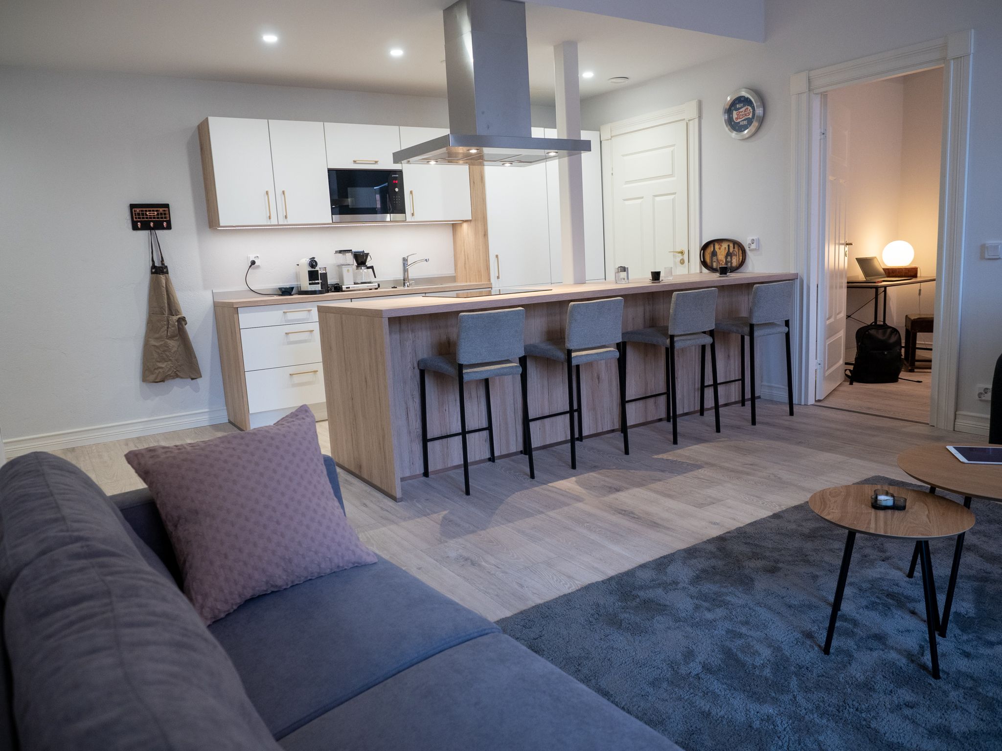 Modern one bedroom apartment in historic barracks