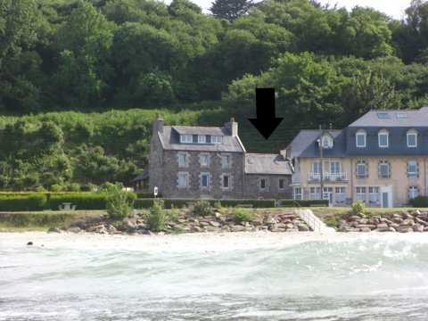 Independent house facing the sea