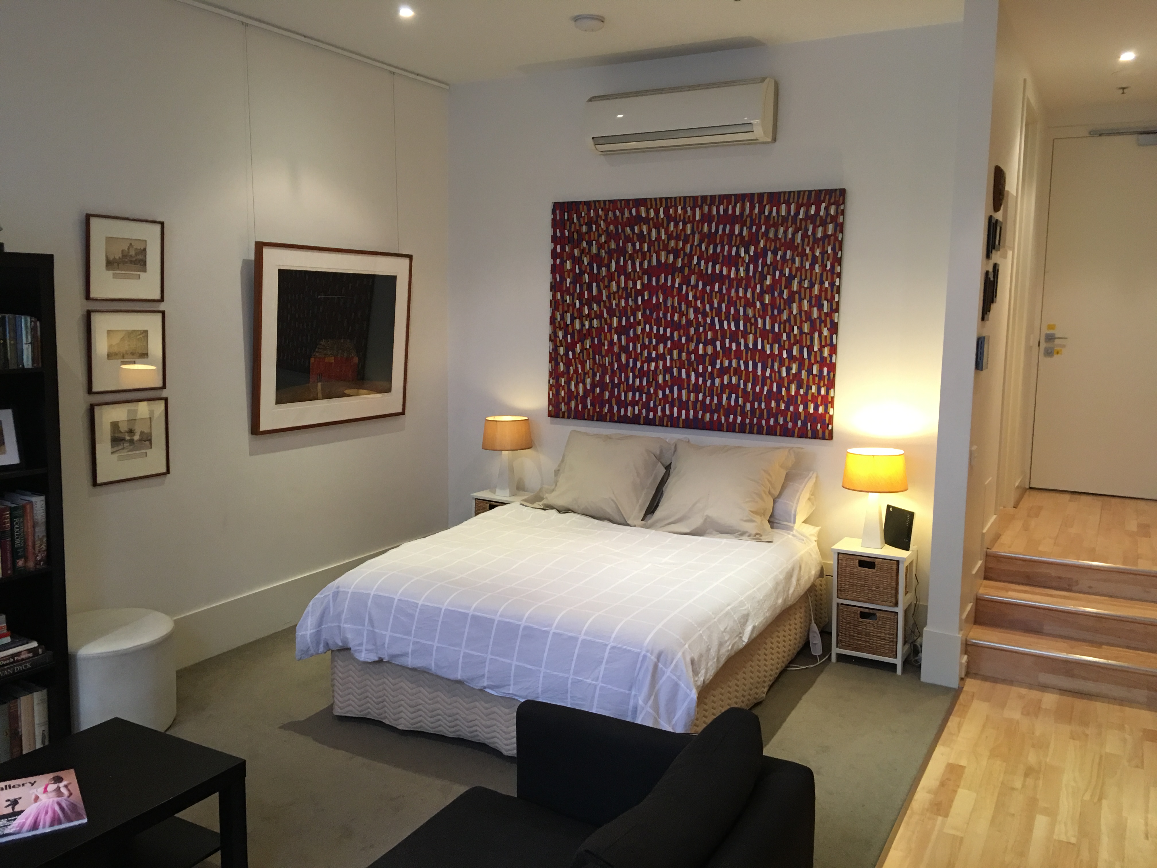 Studio apartment on Collins Street