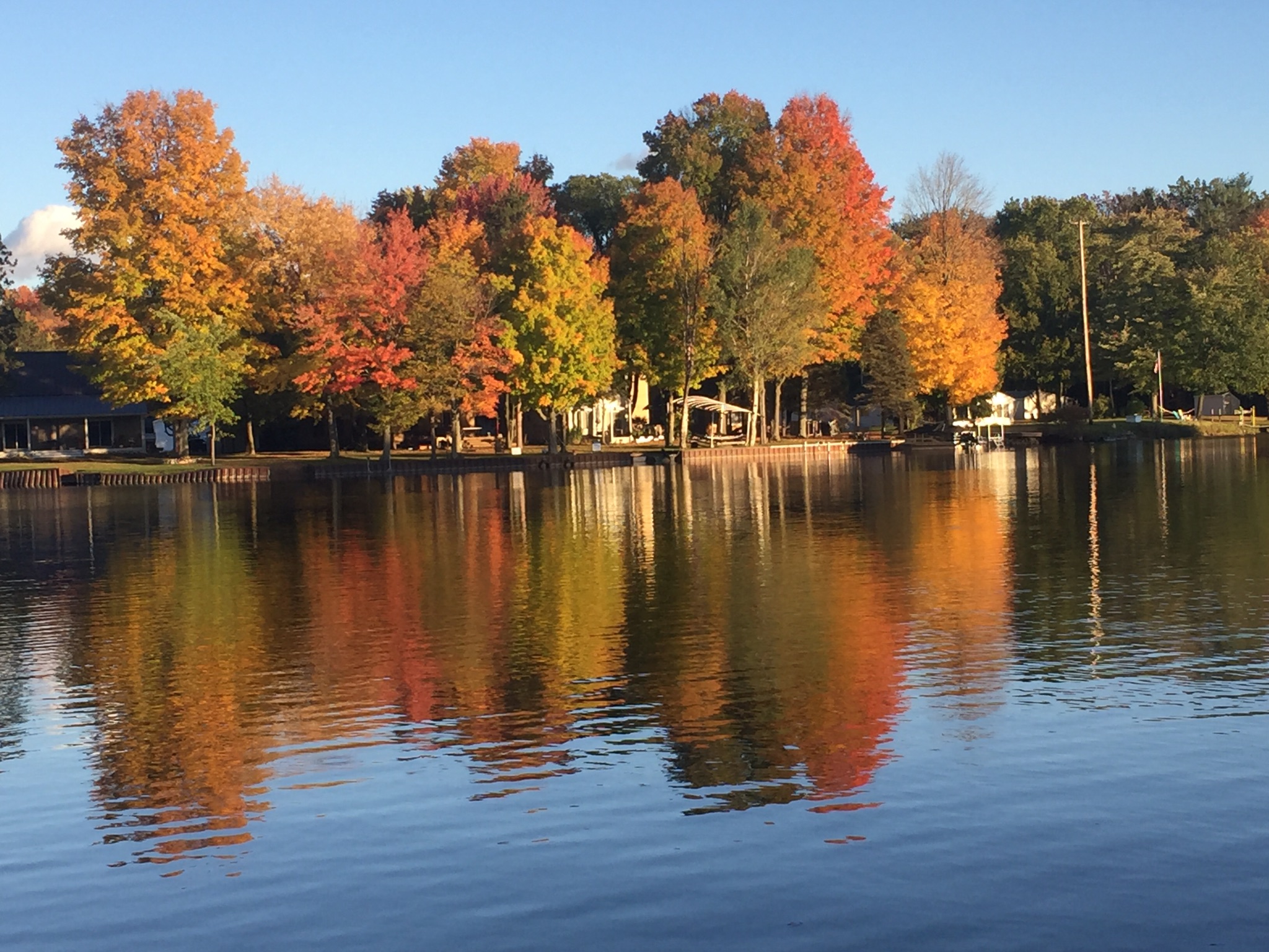 Little Log cabin on the Big Muskegon River. Cabins for Rent in Big