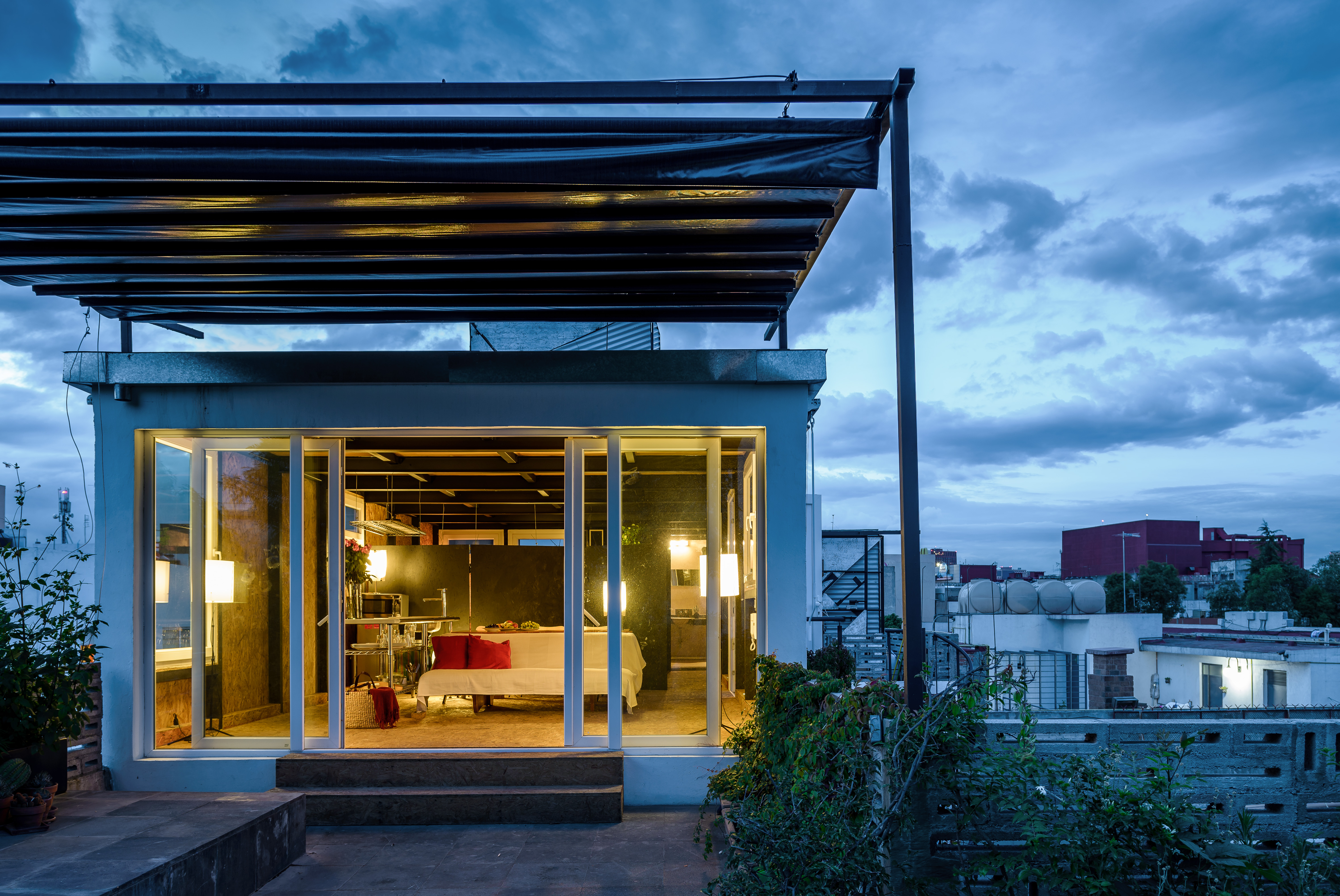 Loft with garden and private terrace in Roma Norte