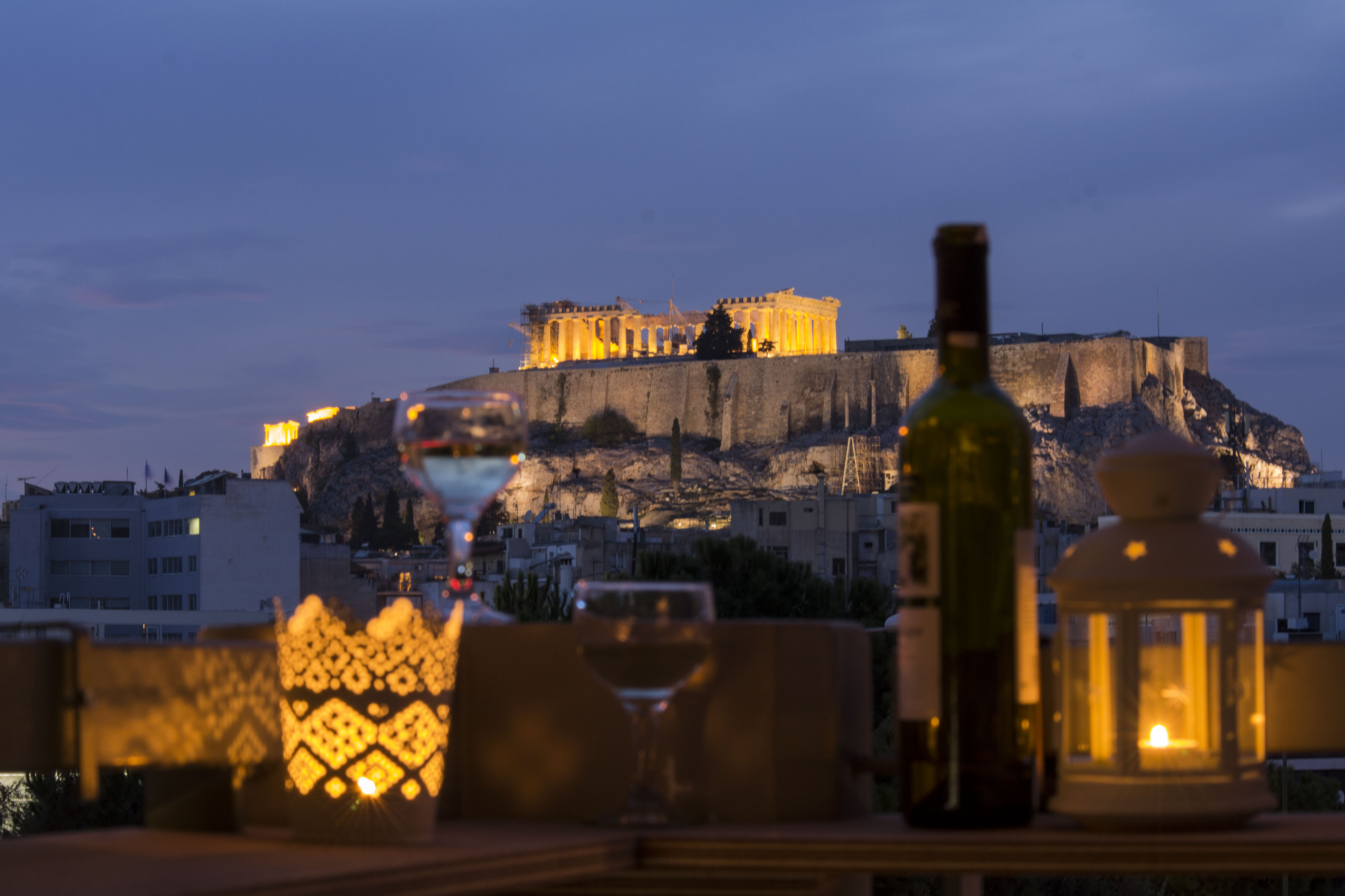 Superb Acropolis View From A Central Apt In Athens