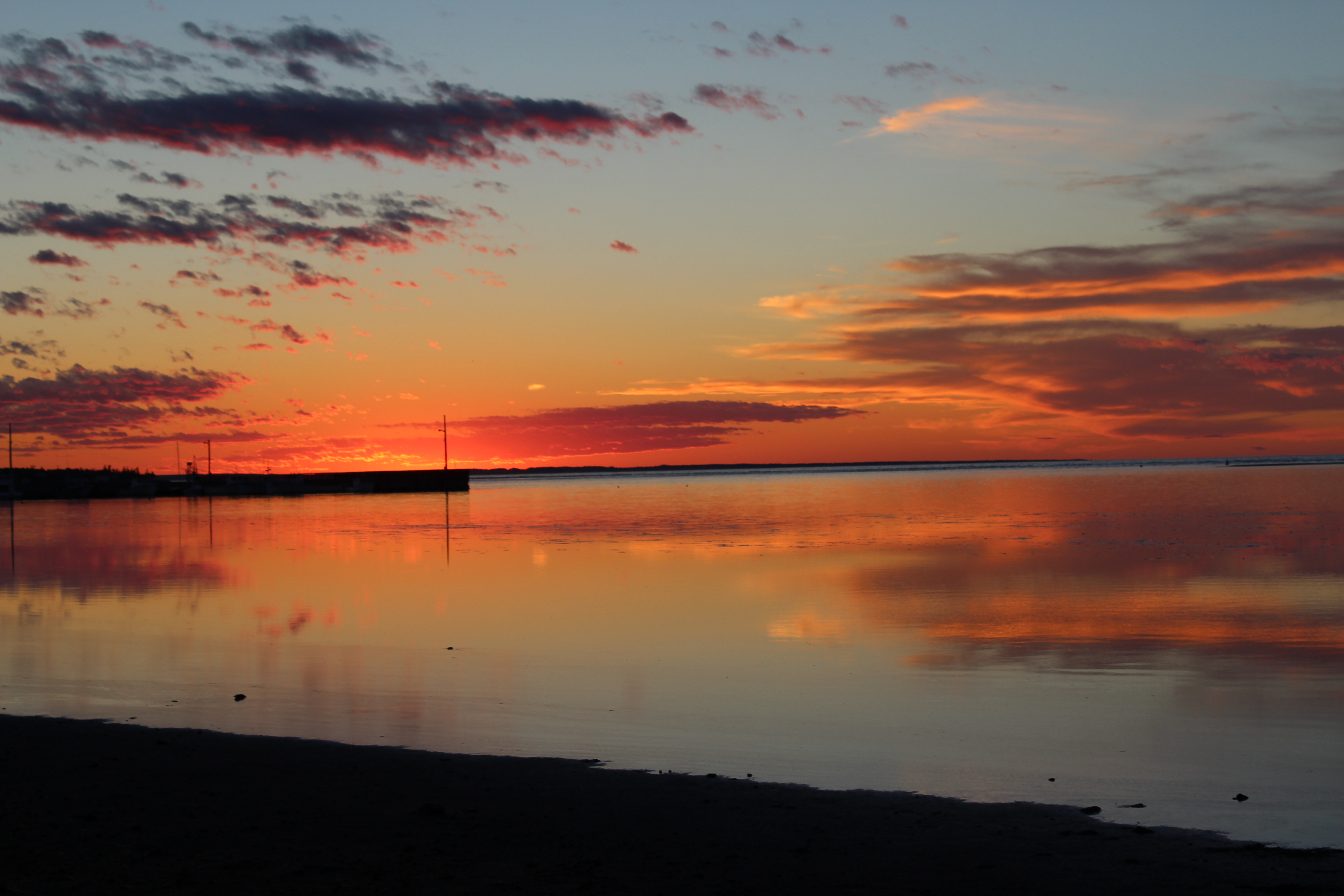 Calm by the seaside in Shediac, New Brunswick