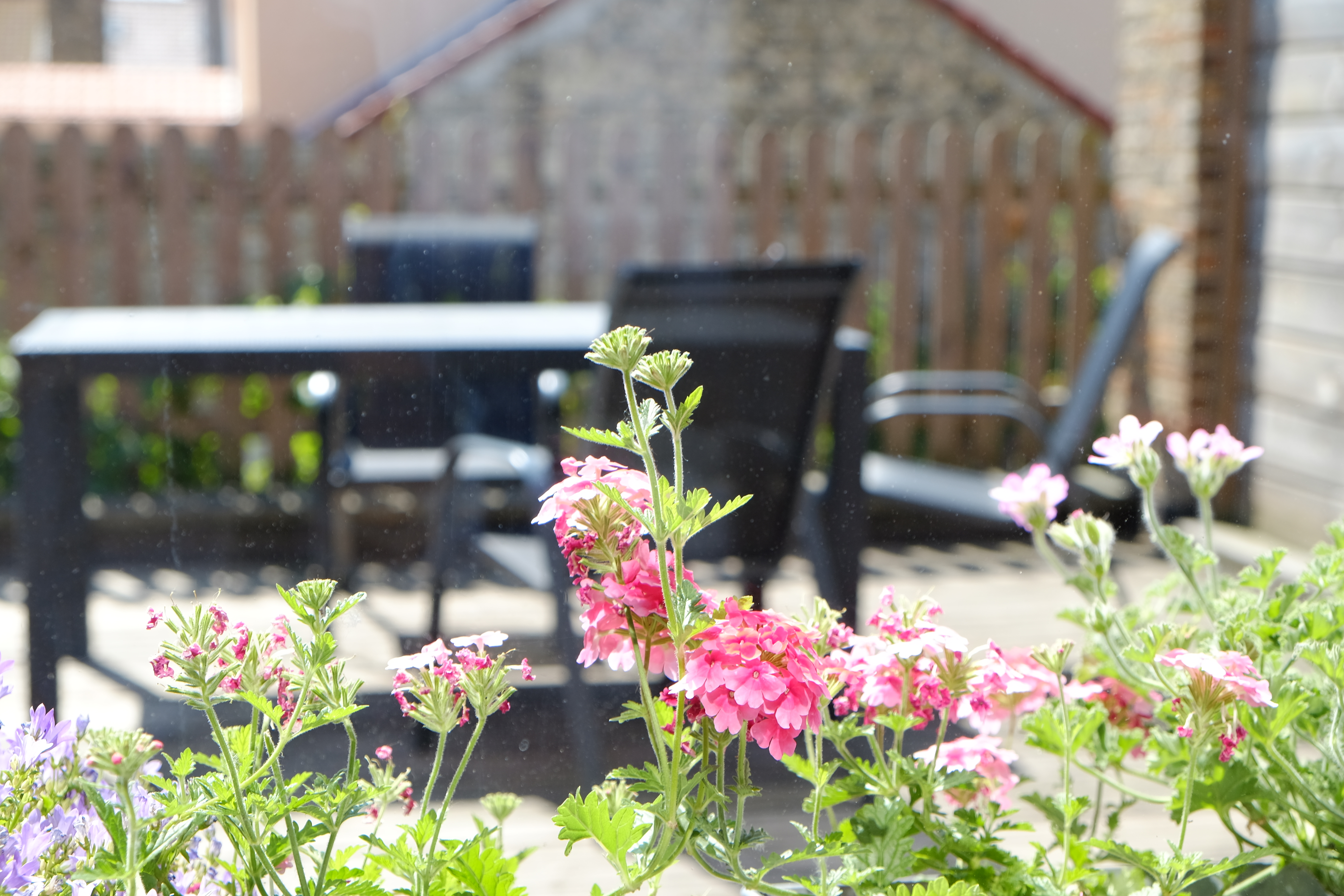 Duplex terrace in independent accommodation
