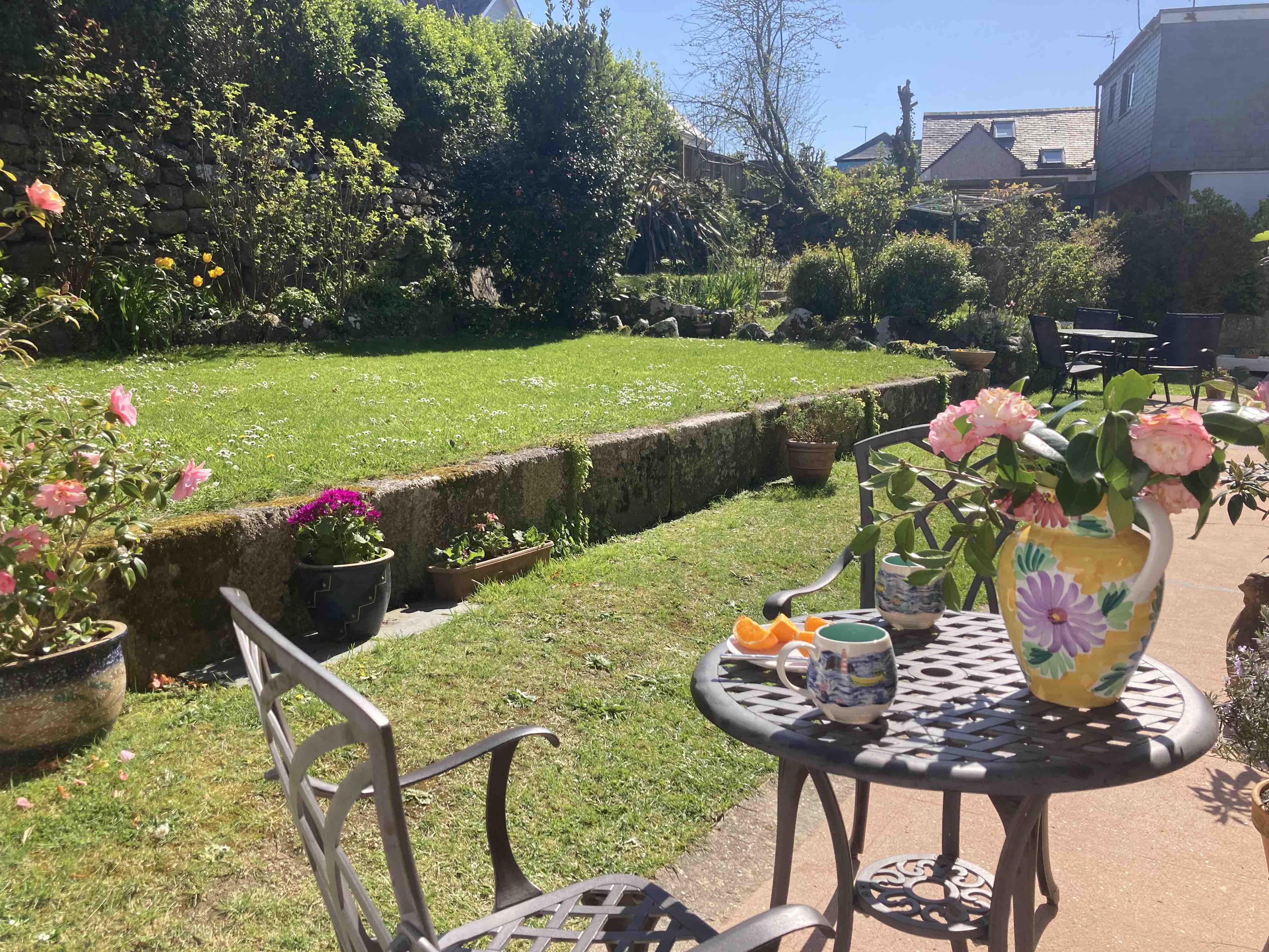 flat with Cornish charm,  parking  and garden