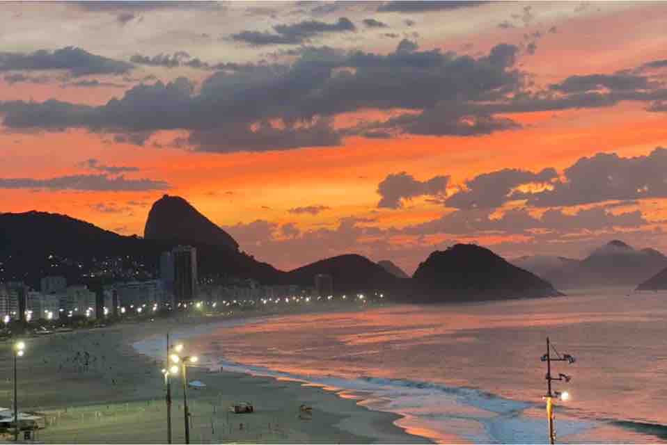 Total frontage to Copacabana beach