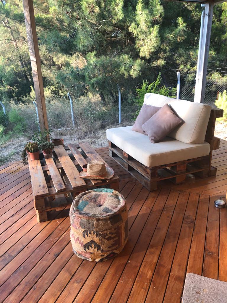 Orman içinde Jeodezik Kubbe Ev Menderes şehrinde Kiralık Kır evleri