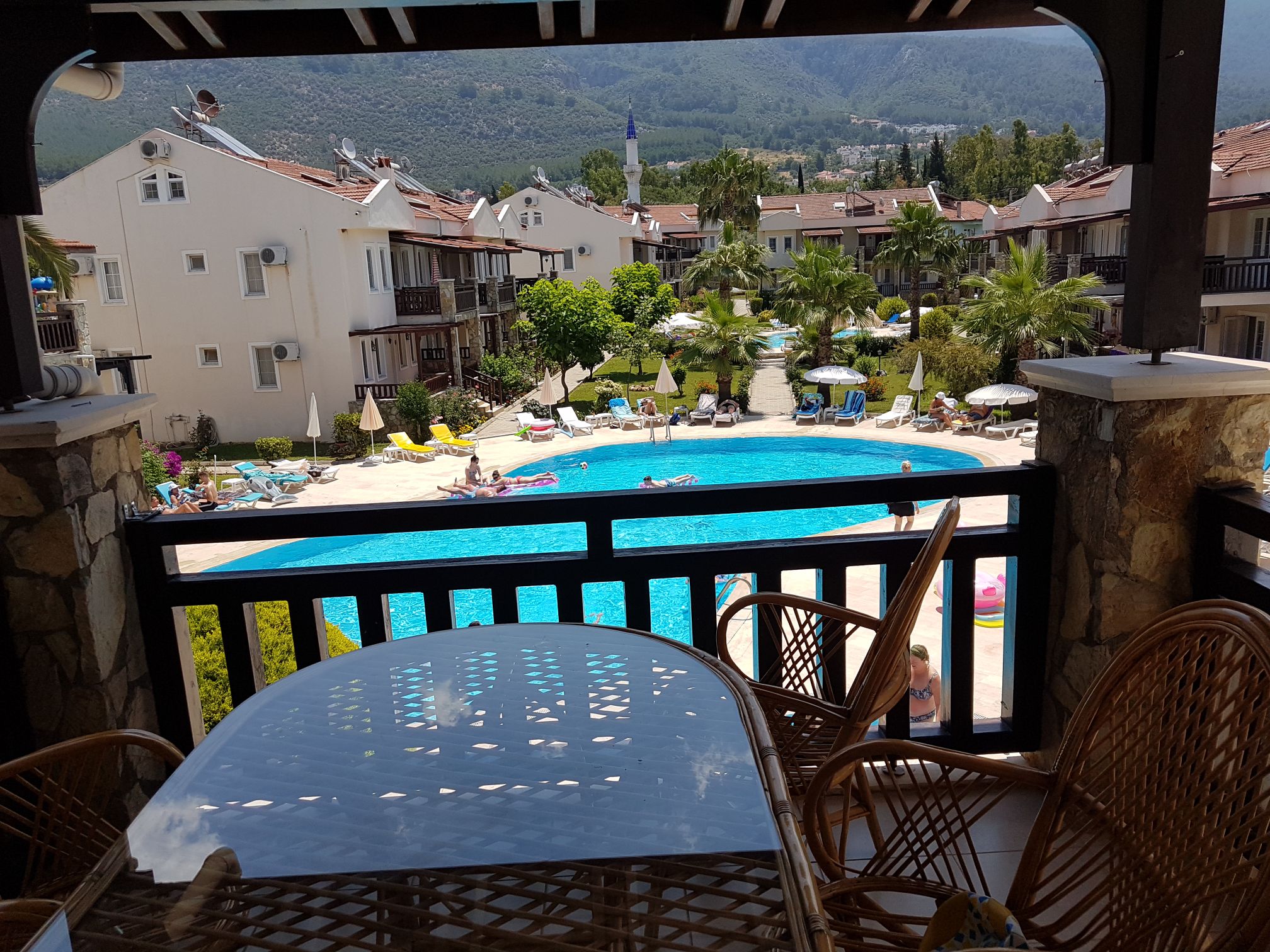 Amazig 2+1 apart villa next to pool in ölüdeniz Fethiye şehrinde