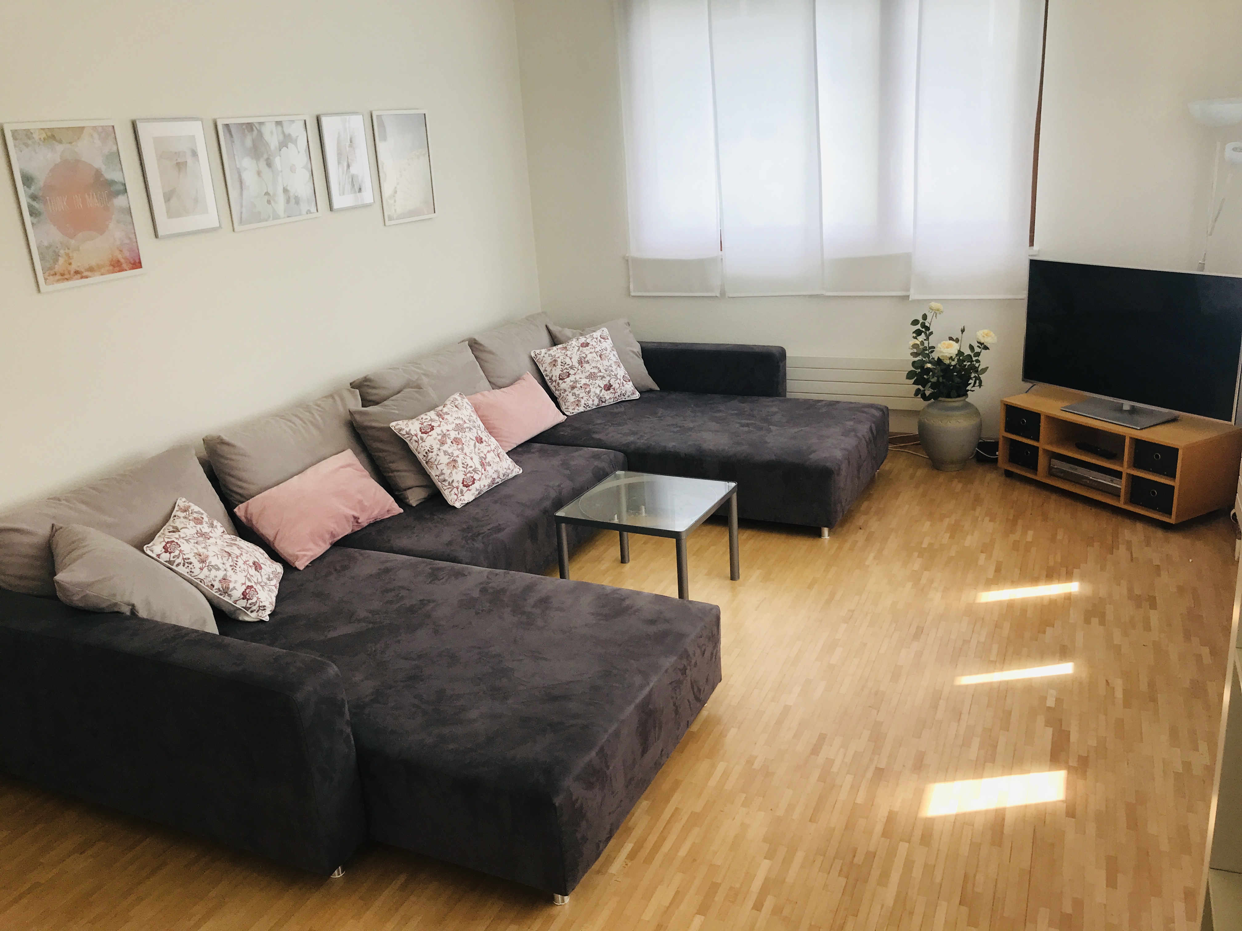 Spacious and bright apartment with roof terrace