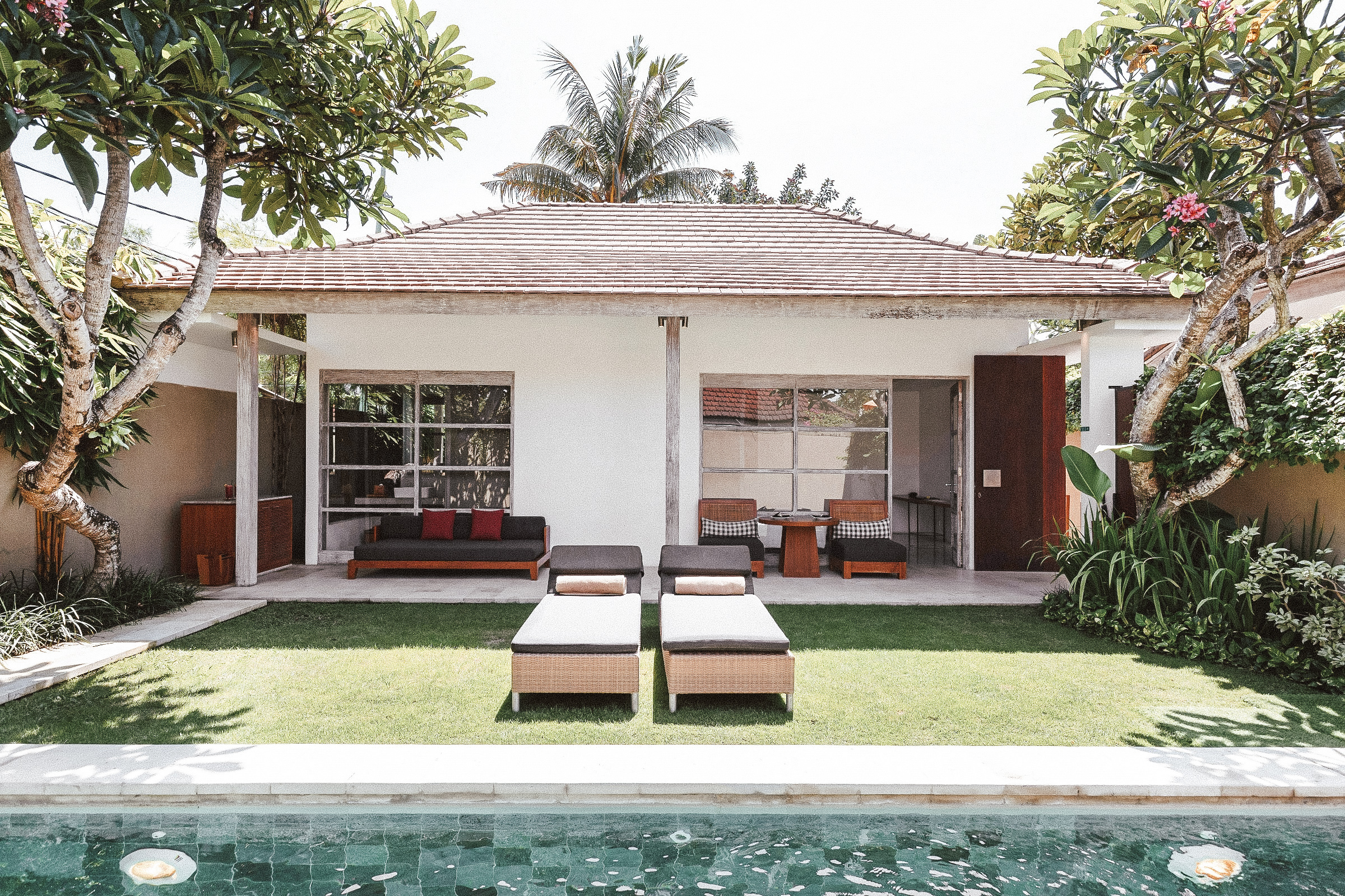 Seminyak Villa with Sunny Lawn and Private Pool