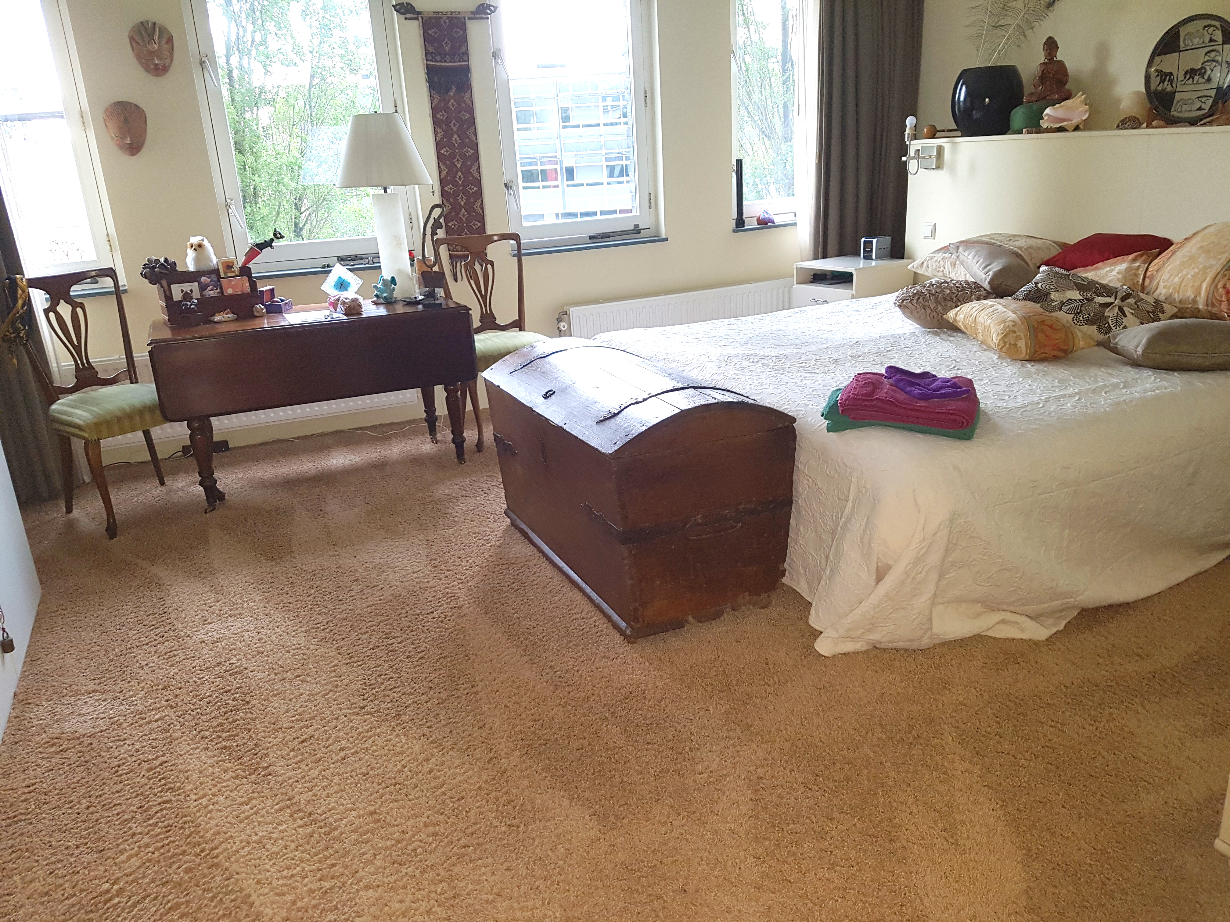 Spacious modern bedroom w antique elements+parking — Amsterdam stay