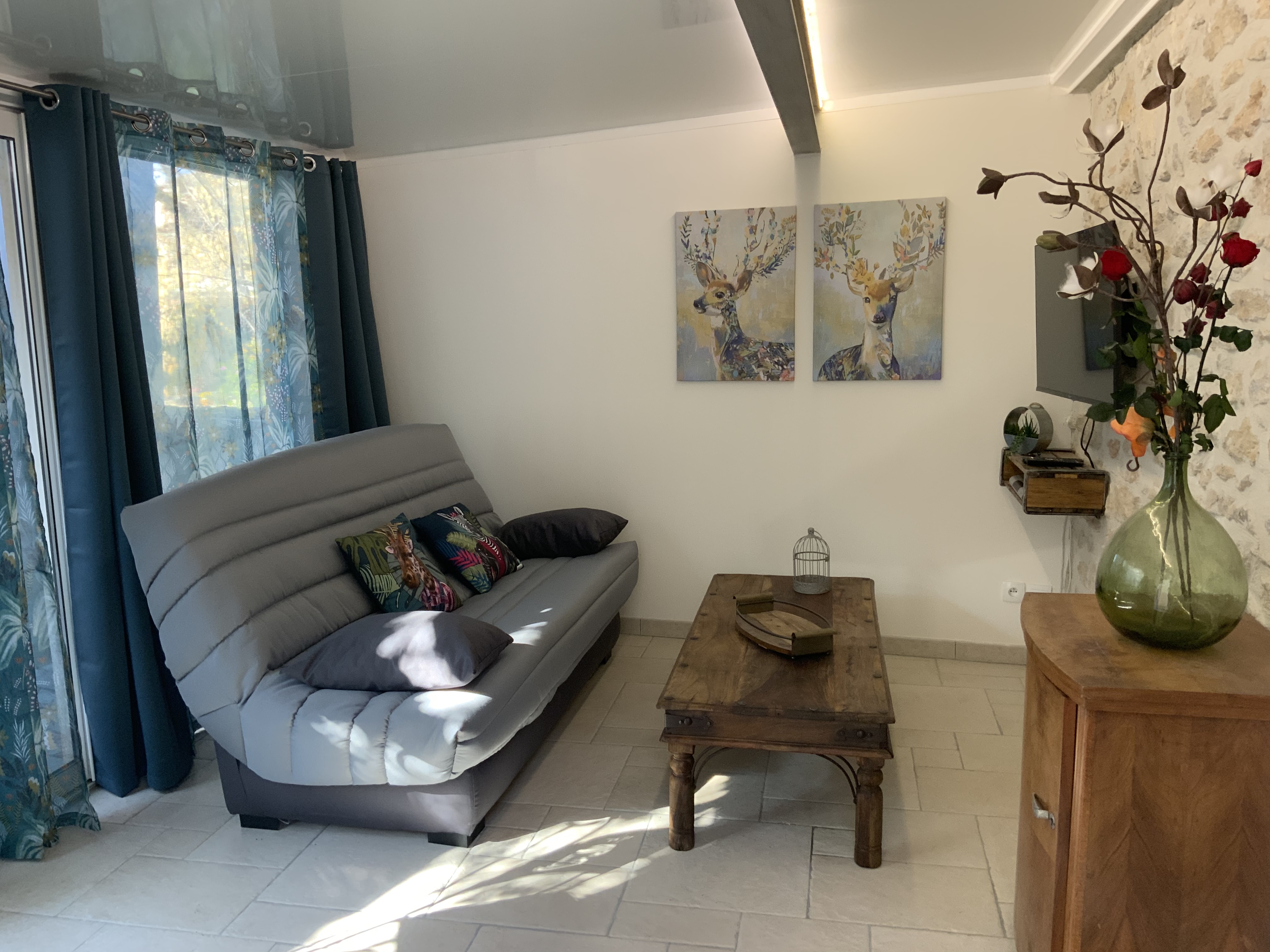 Small warm house with small courtyard