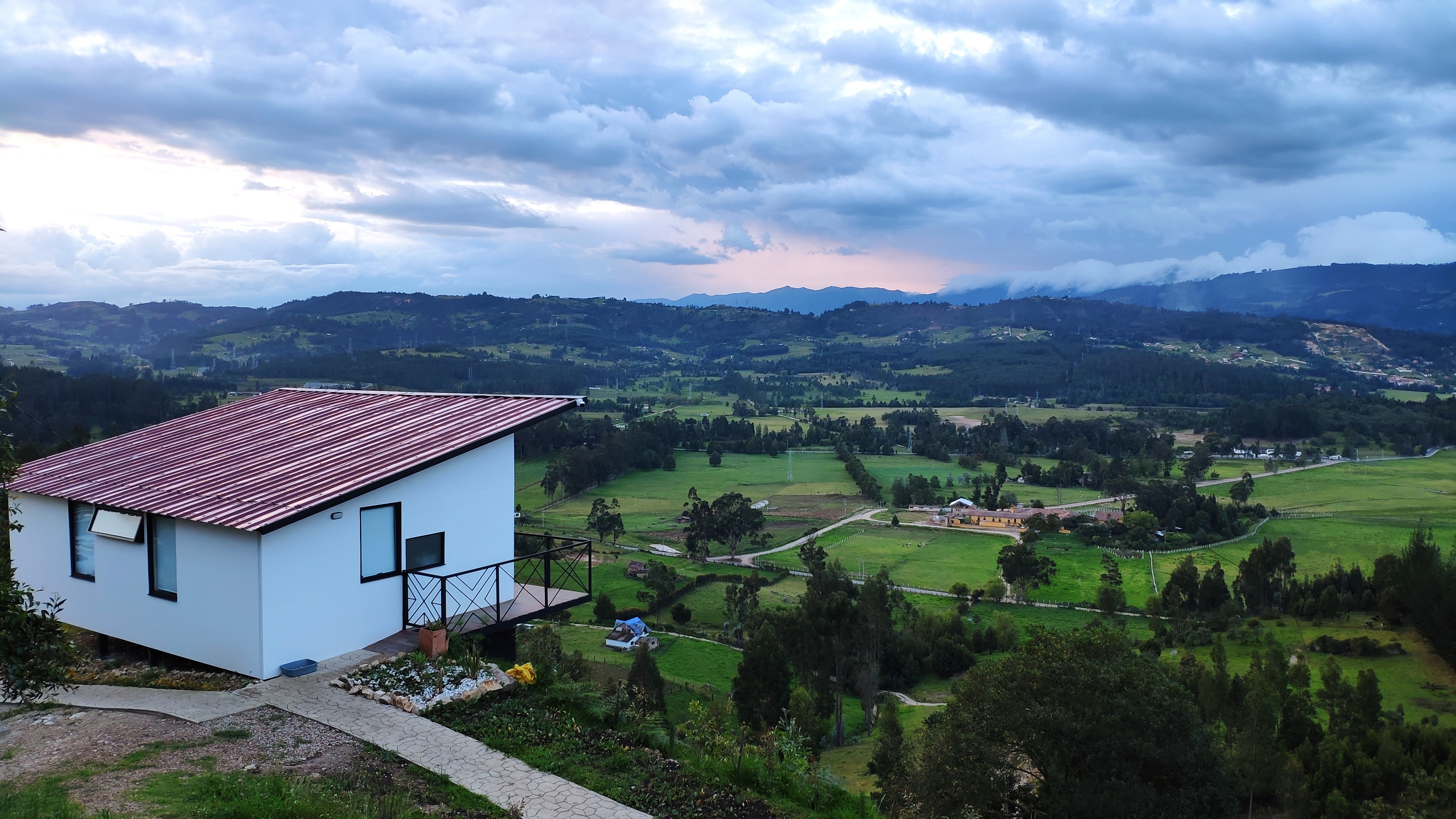 Biosustainable cabana en losabueras de Paipa