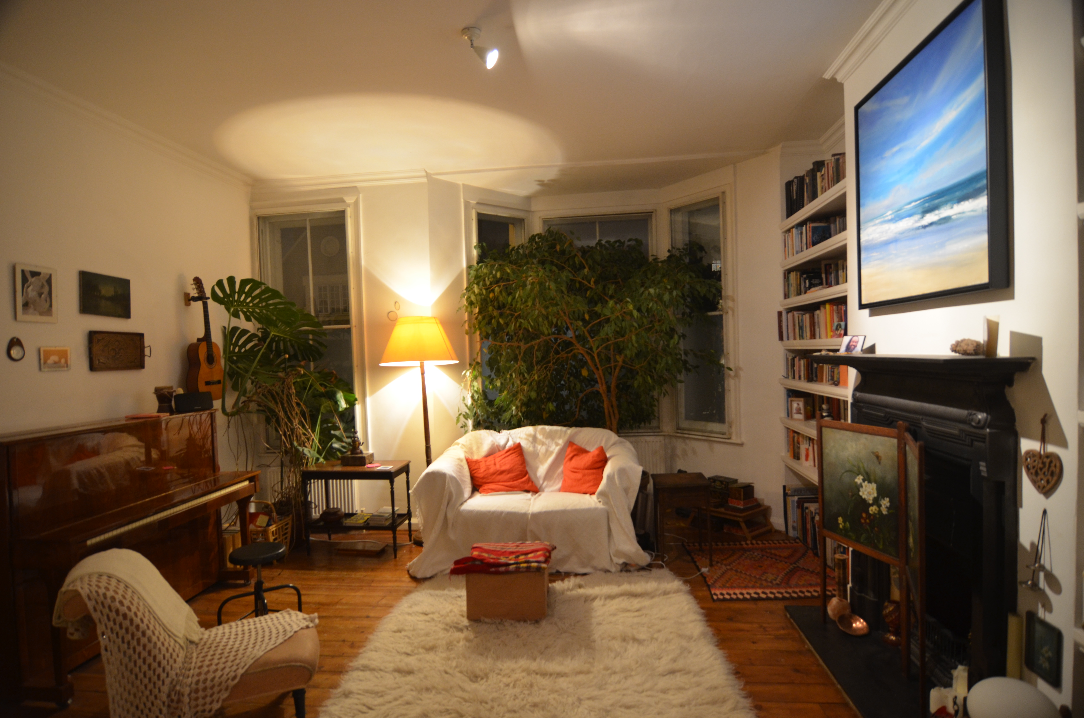 Battersea Park + Garden, Piano, Cat & SuperHost.