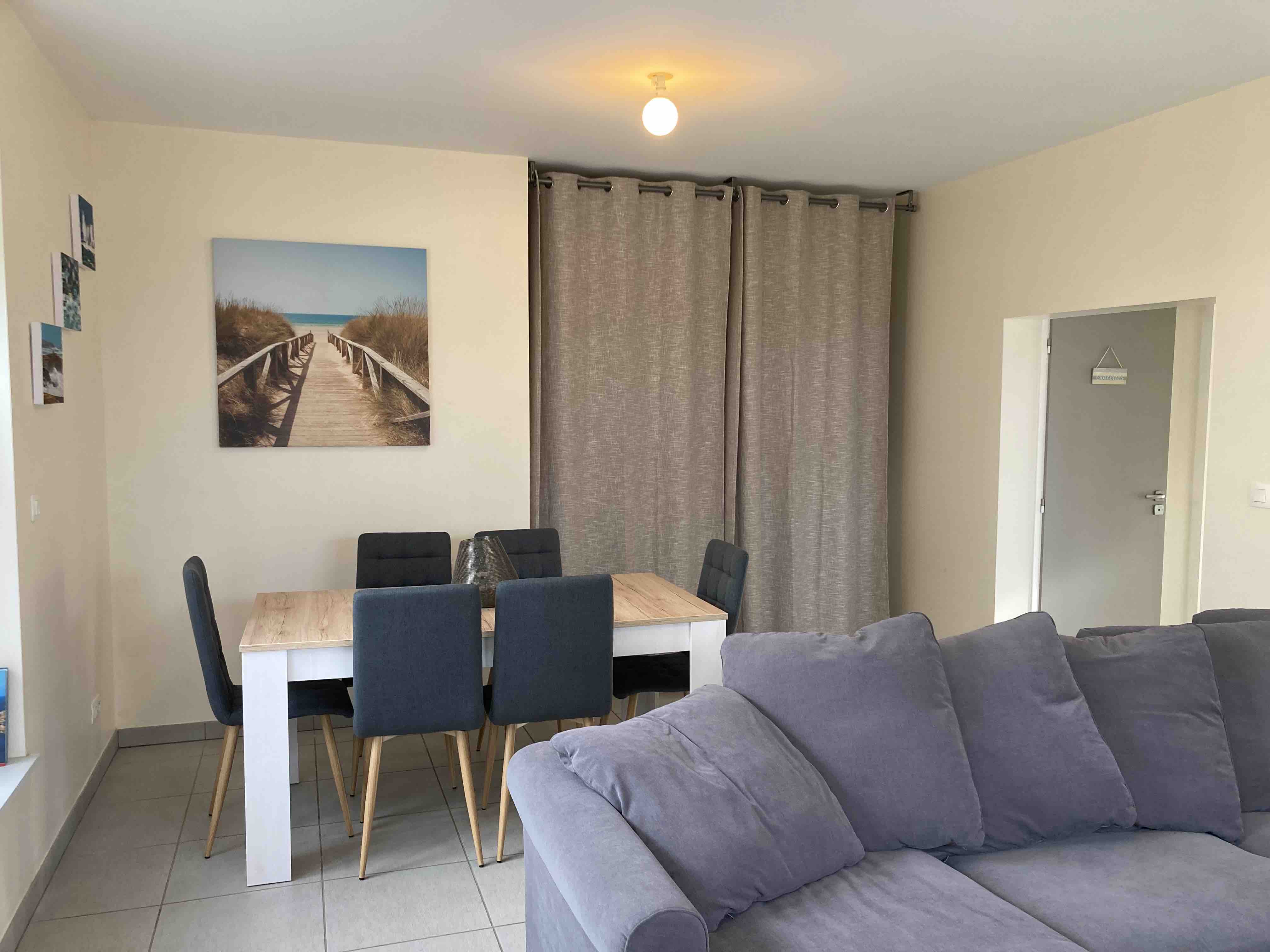 Apt 2 rooms 50 m² 5 min walk to the beaches