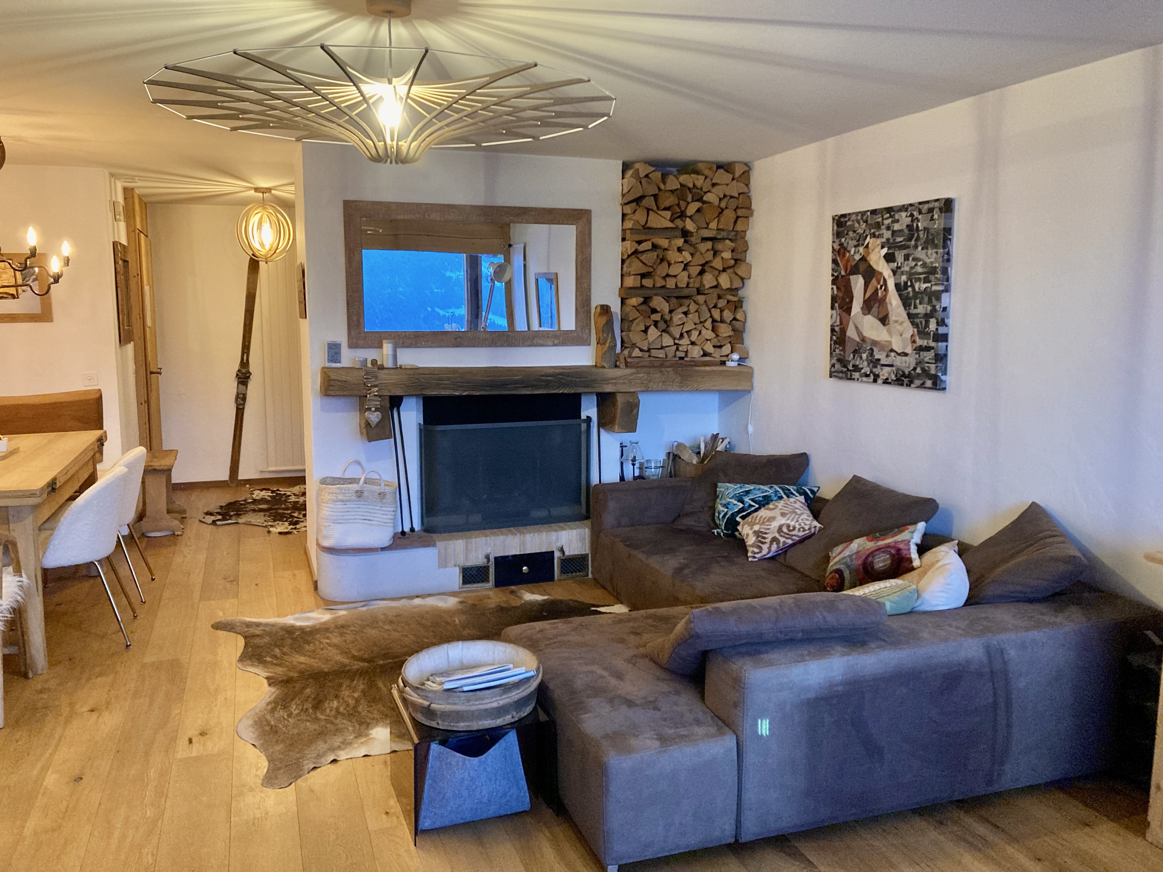 Large, charming and comfortable apartment in Verbier