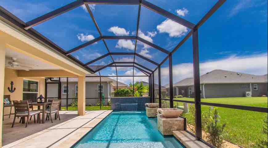 Calming Pool Oasis in Fenney, The Villiages FL