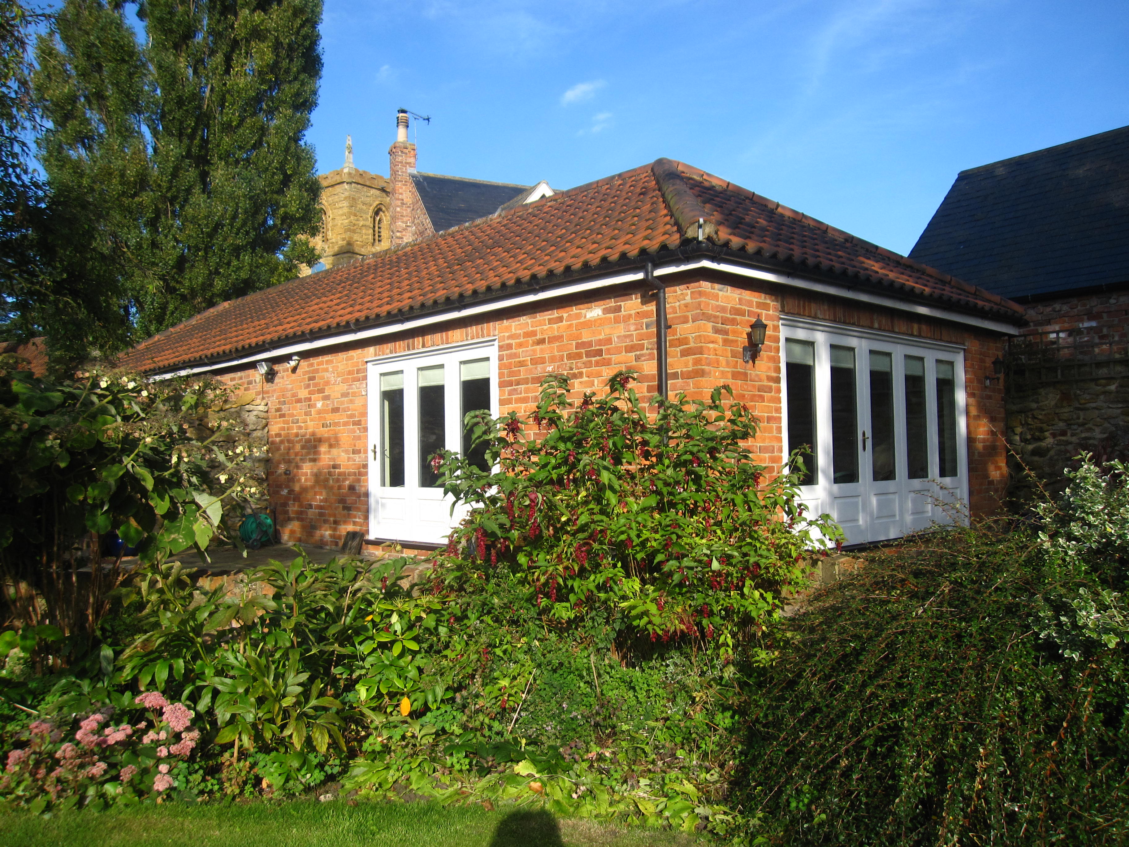 Garden studio in pretty village
