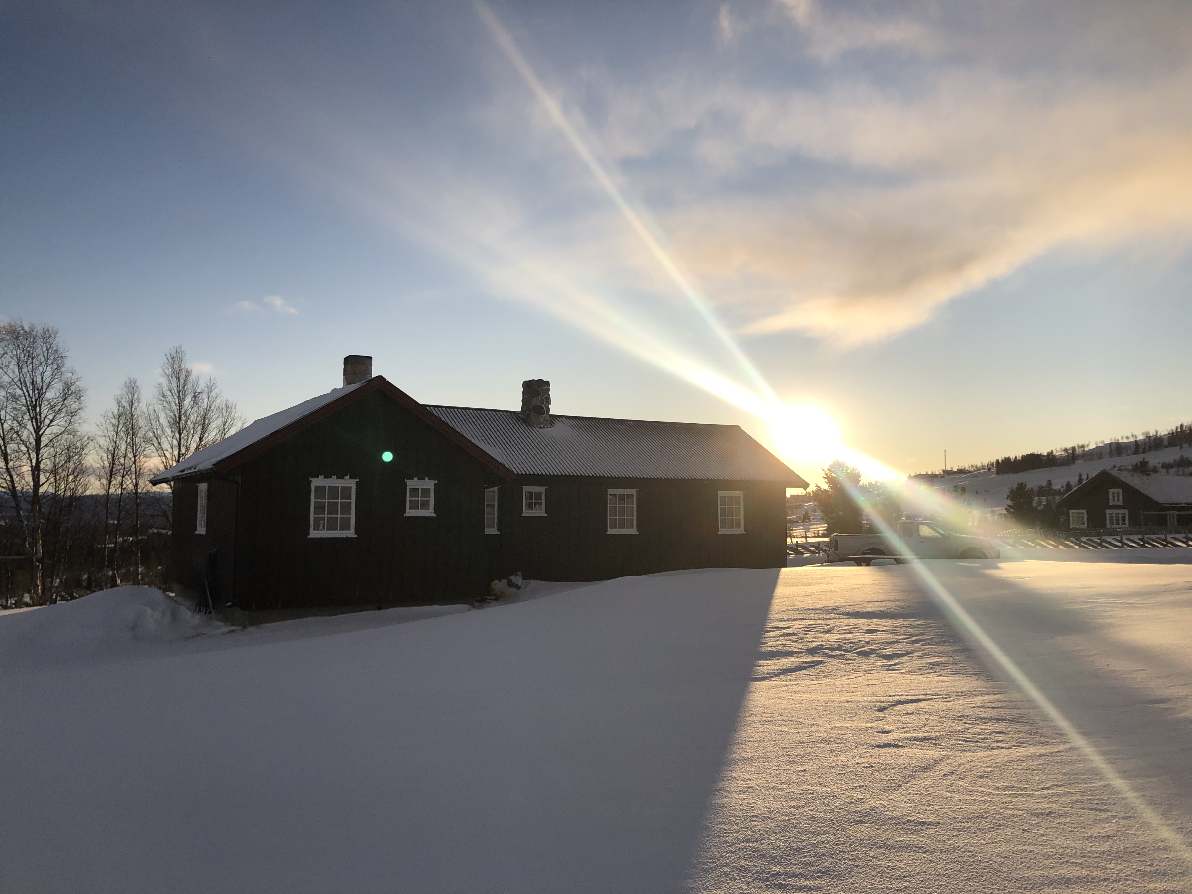 Cabin, Golsfjellet. Short distance ski slopes, hiking terrain
