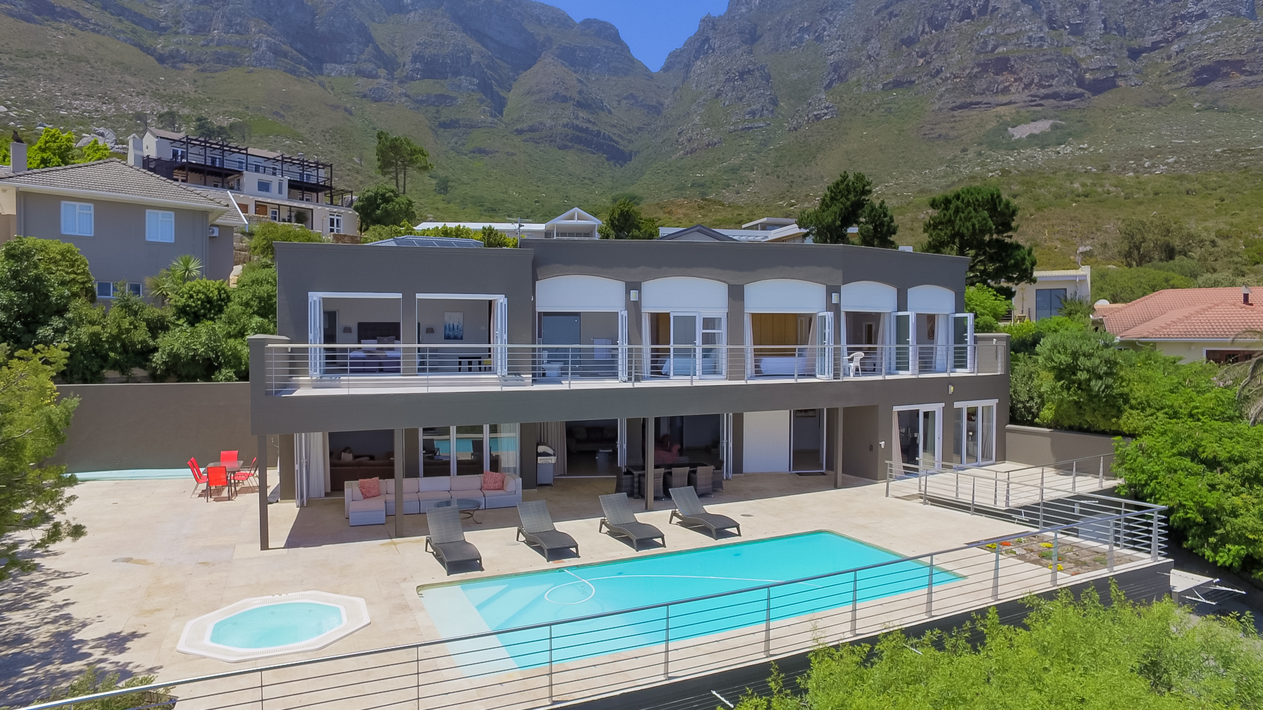 60 on Hely Camps Bay villa with ocean view in Ward 54, Cape Town