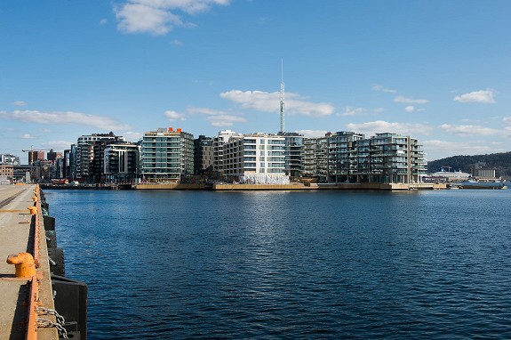 Oslo Waterfront Luxury Apartment w/Balcony & Views in Frogner, Oslo