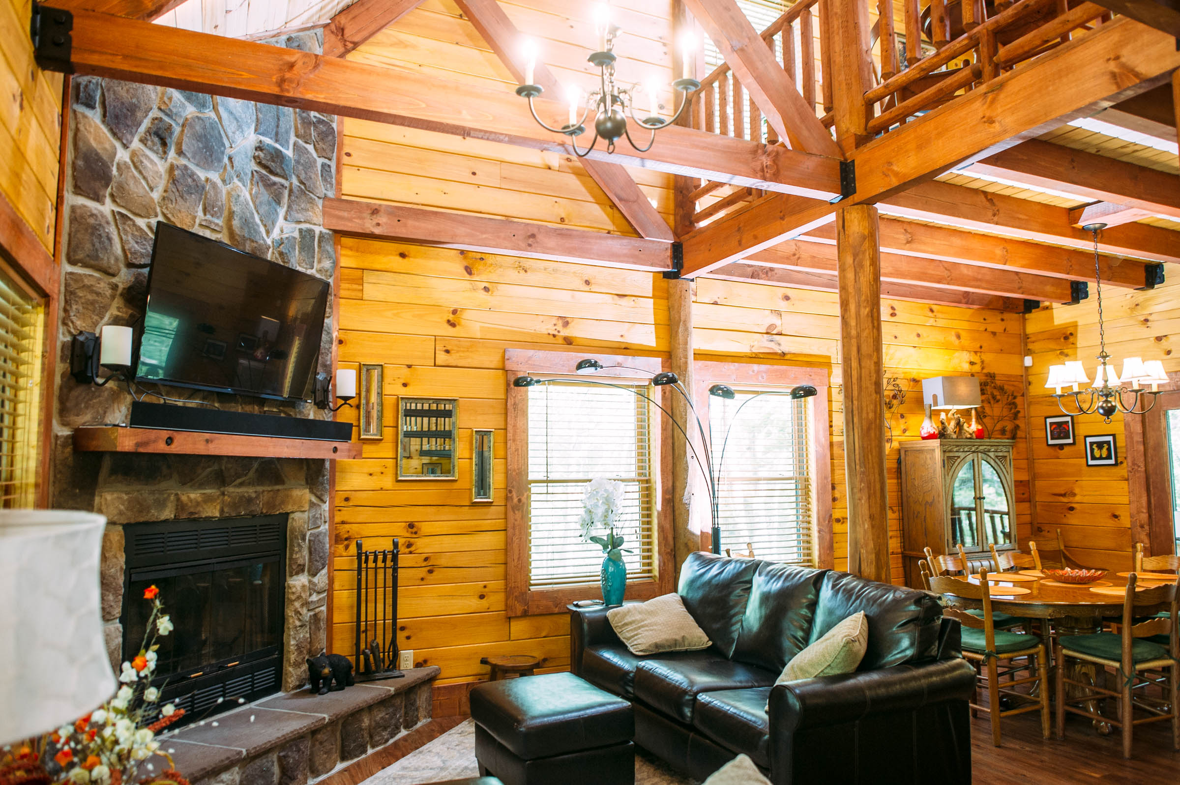 Cabane Cuddly Cub Cabanes à louer à Shenandoah, Virginie, ÉtatsUnis