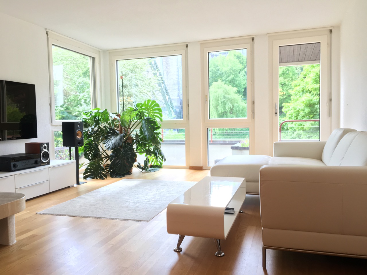 Beautiful, central, riverside apartment with view