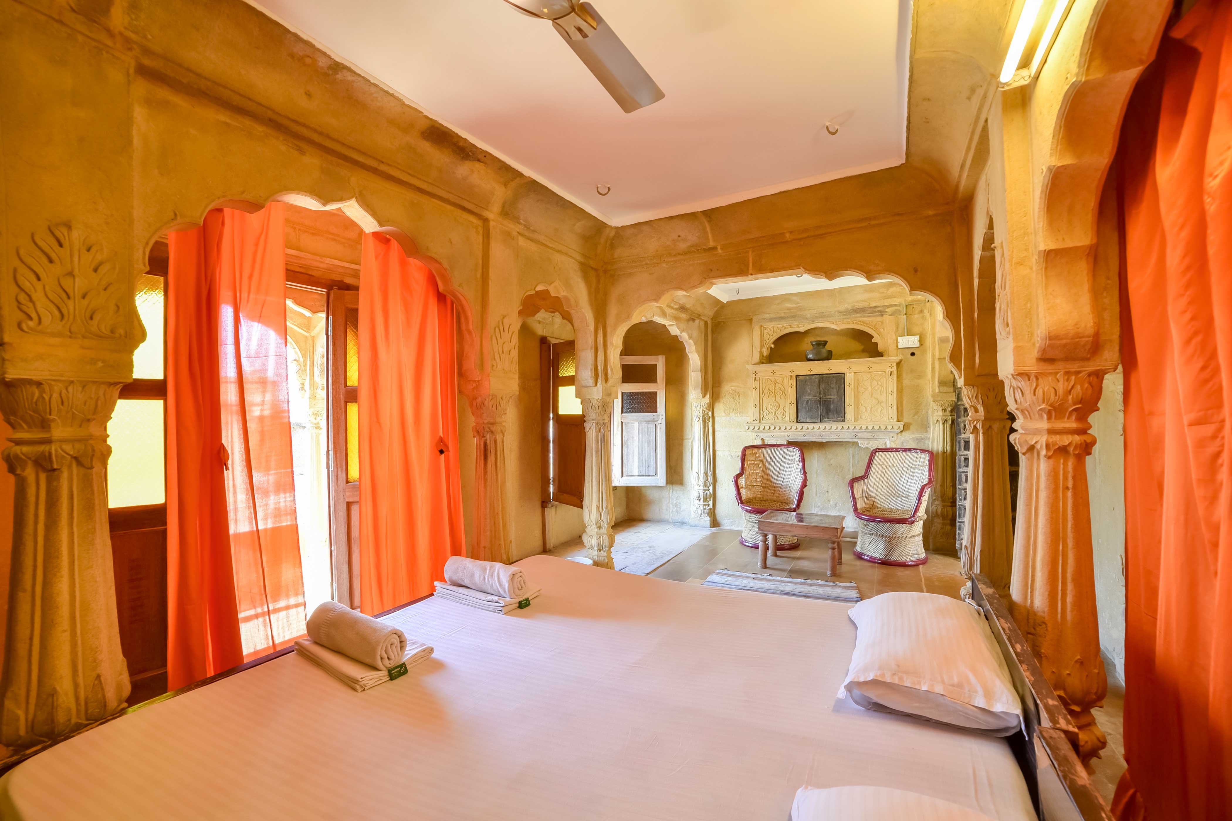 A 15th Century Stay in 'Sandstone' Room!
