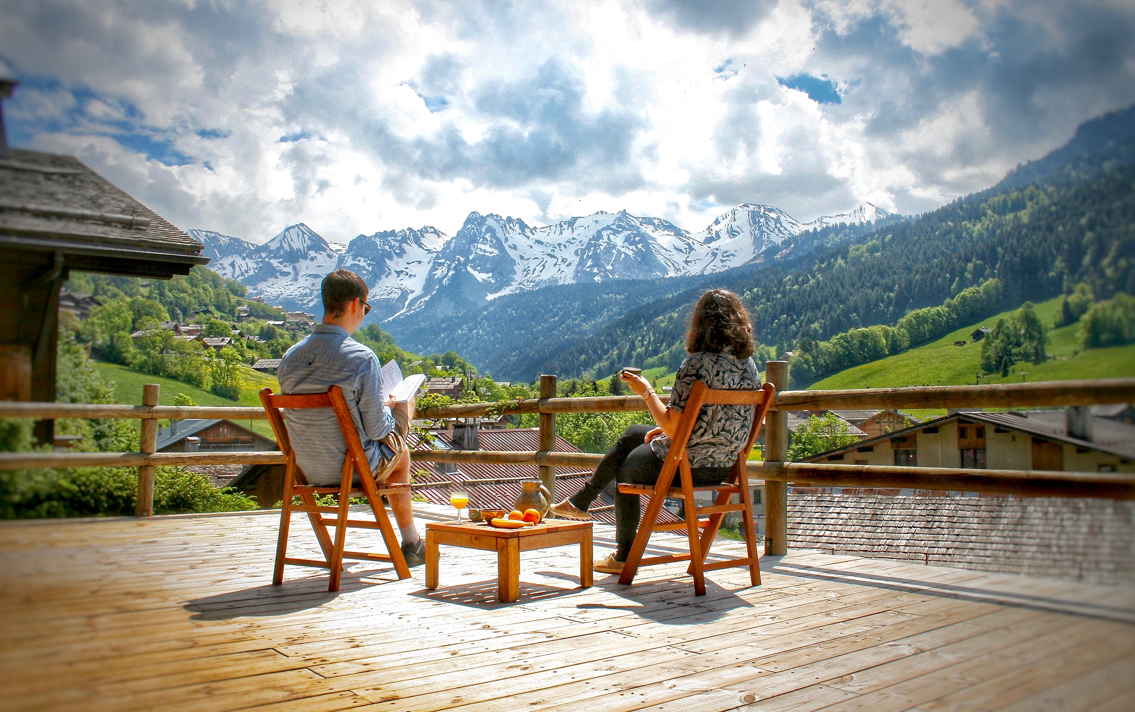 T3 apartment with terrace and views of the Aravis