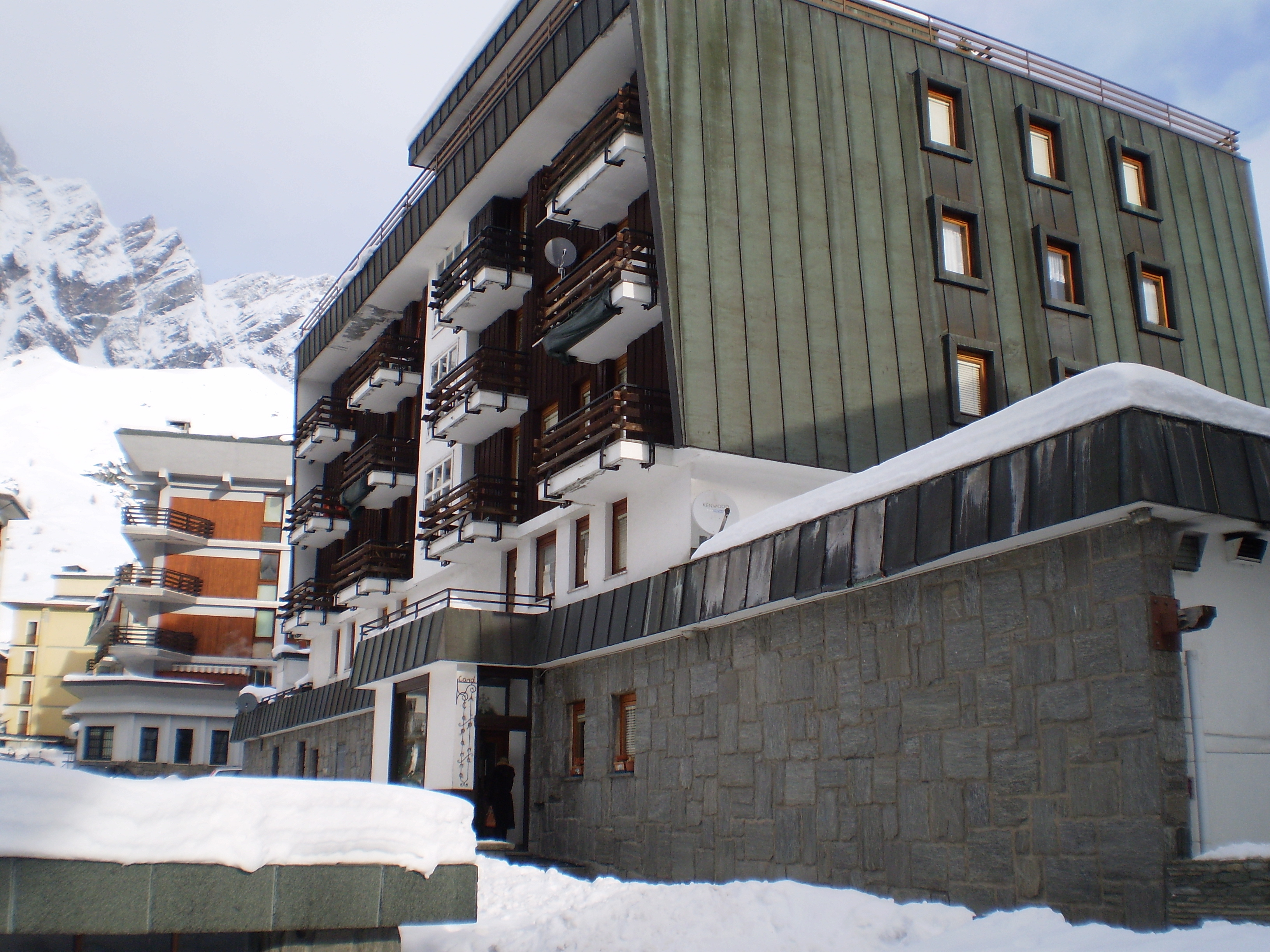 Casa charme, central view of Cervino