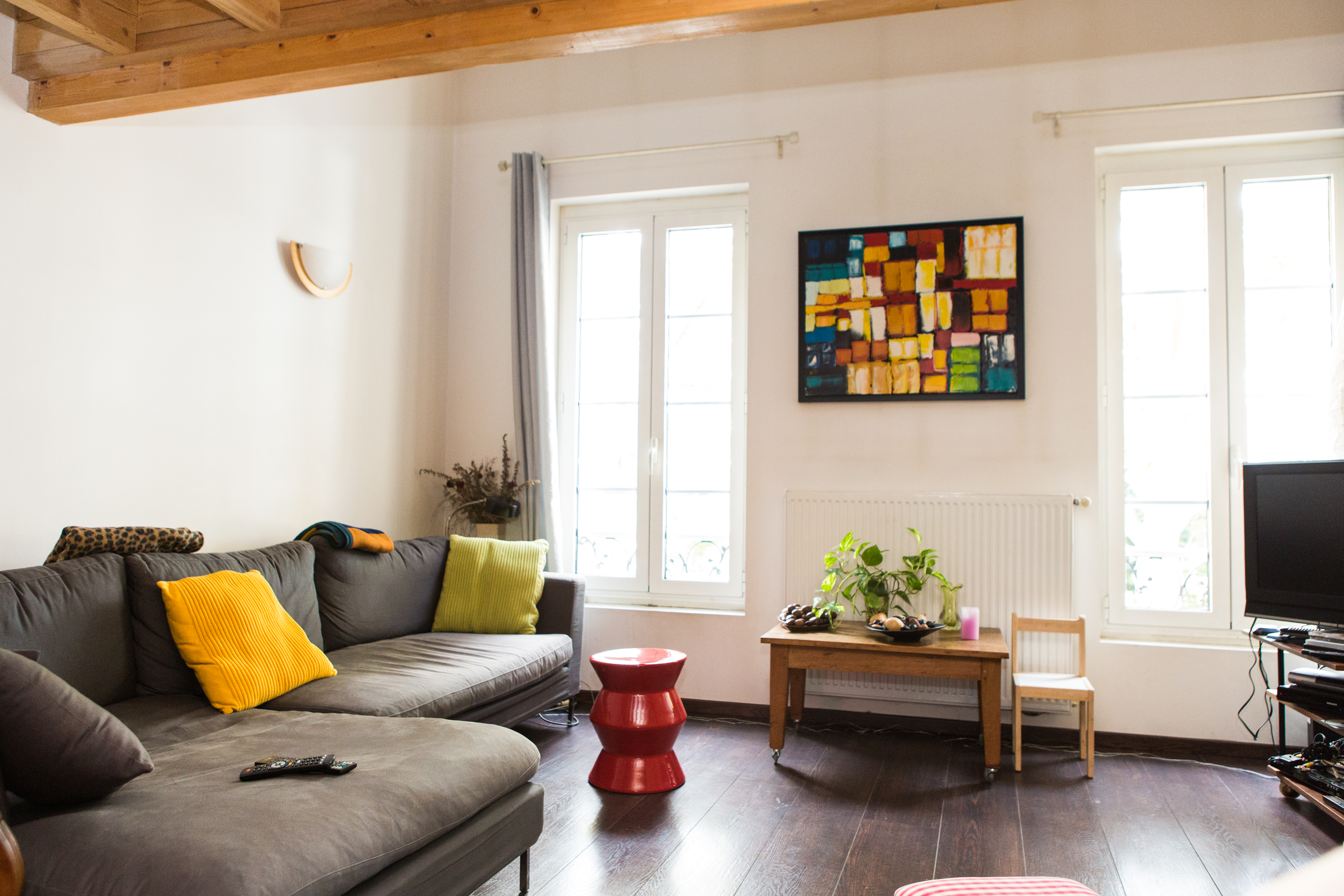 Small bedroom 1 pers. in Loft 100m² along river in Lormont, Bordeaux