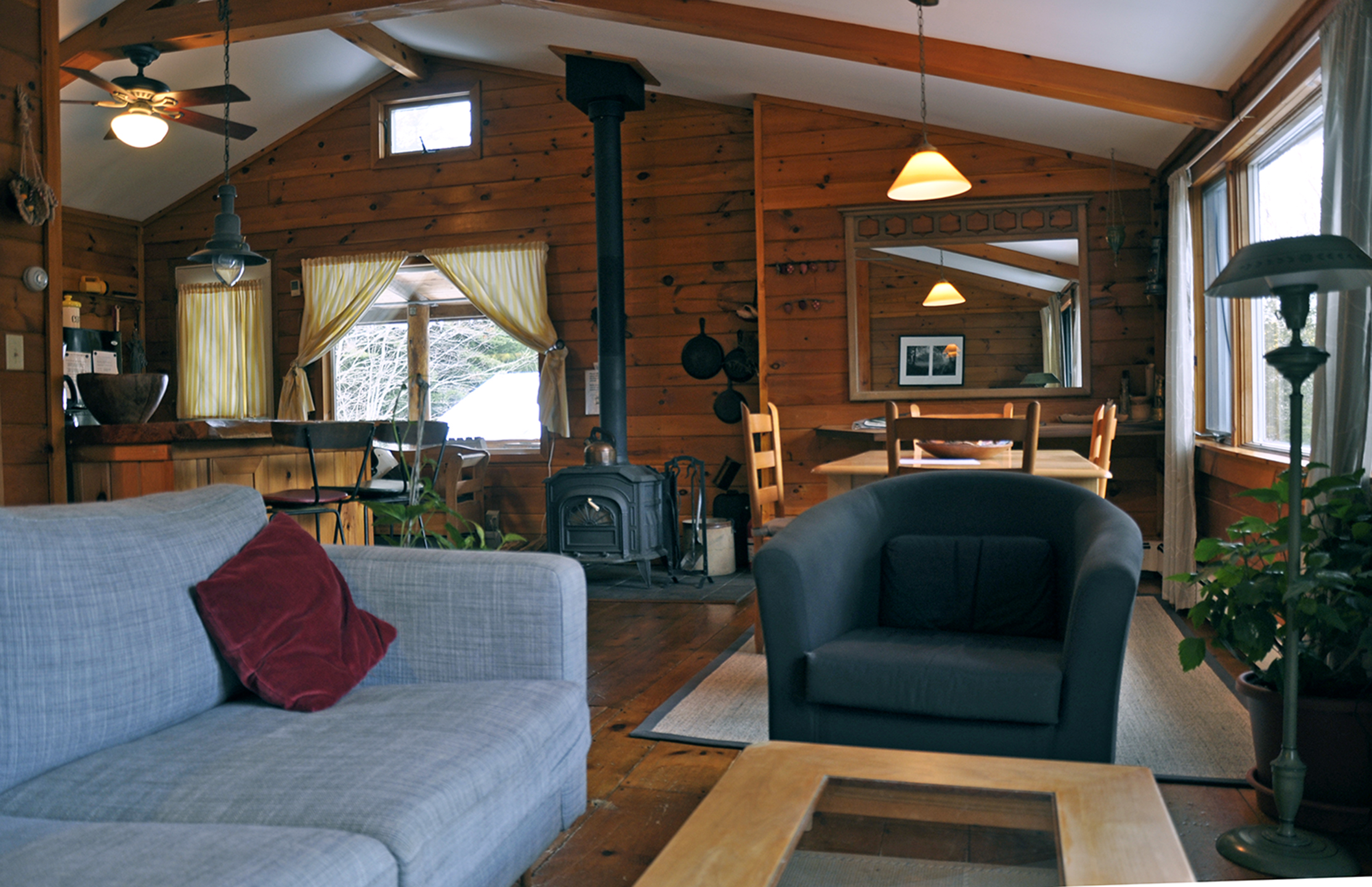 two bedroom river front cabin Cabins for Rent in Warrensburg, New