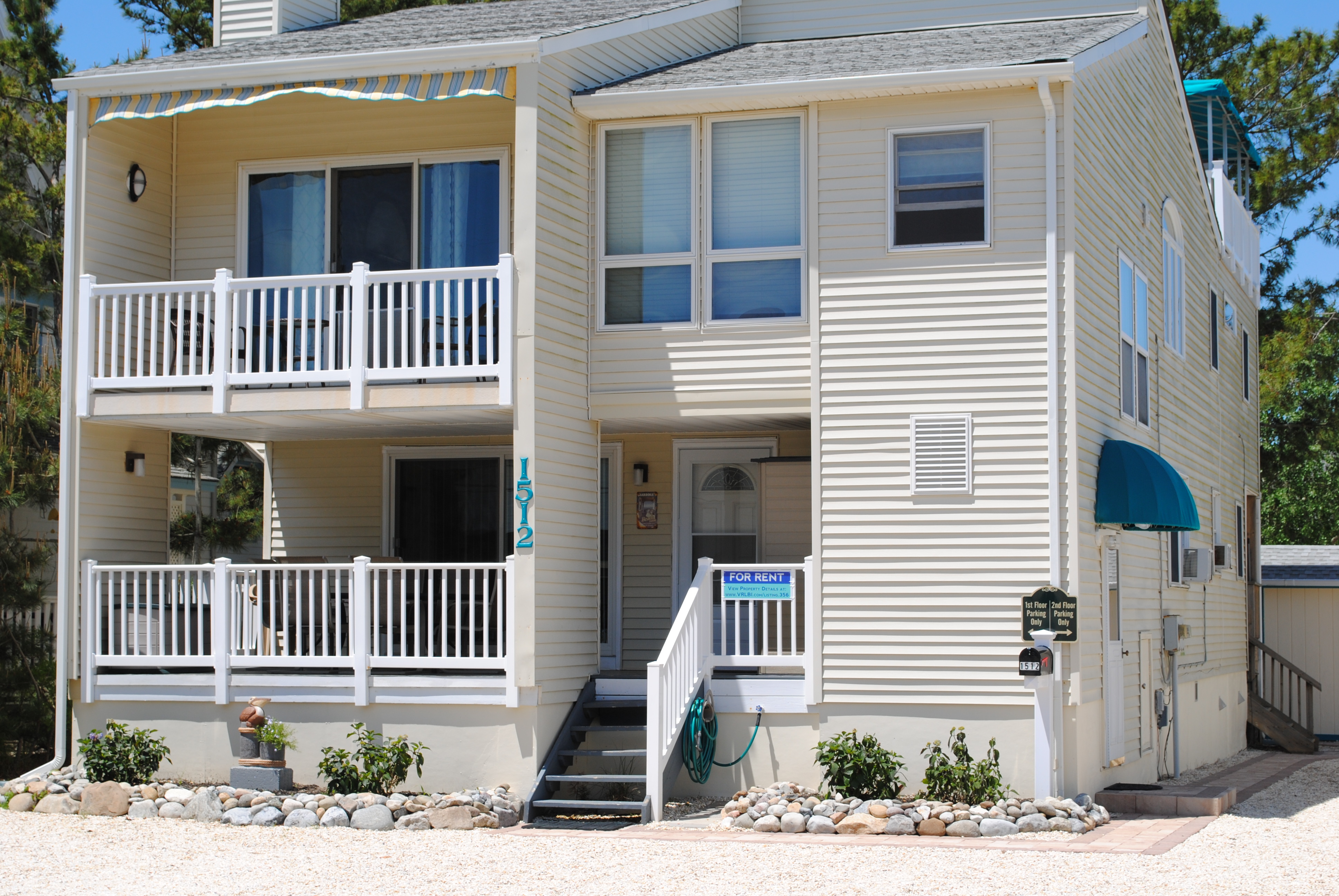 Beach Haven, 1st Floor, 3BR, 2BA, 3rd from beach
