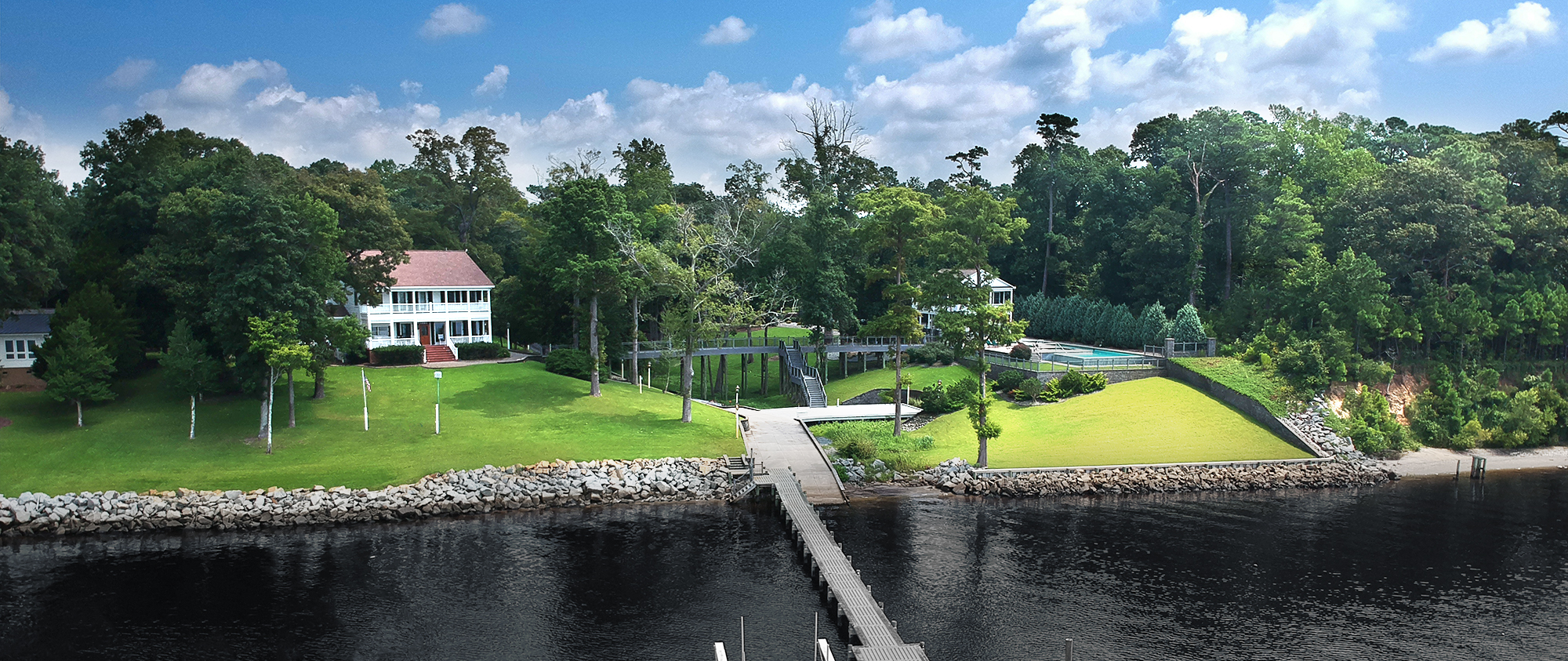 Majestic Neuse River Sunsets Estate Houses for Rent in Arapahoe