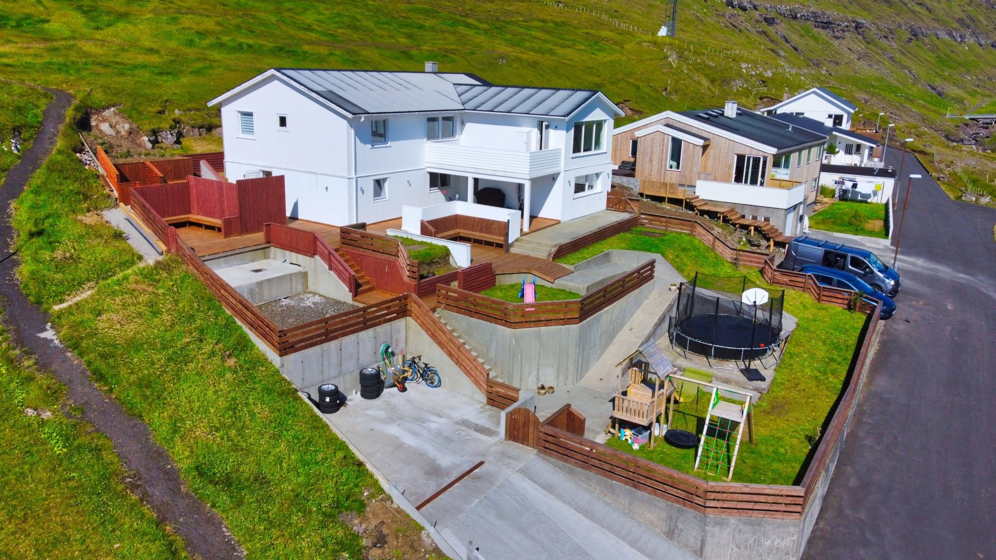 Stykkjastova view and positioning Houses for Rent in Stykkið, Faroe