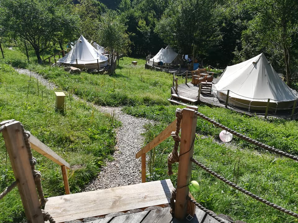 Glamping tents, traditional food, rafting - Nature lodges for Rent in  Varlaam, Județul Buzău, Romania