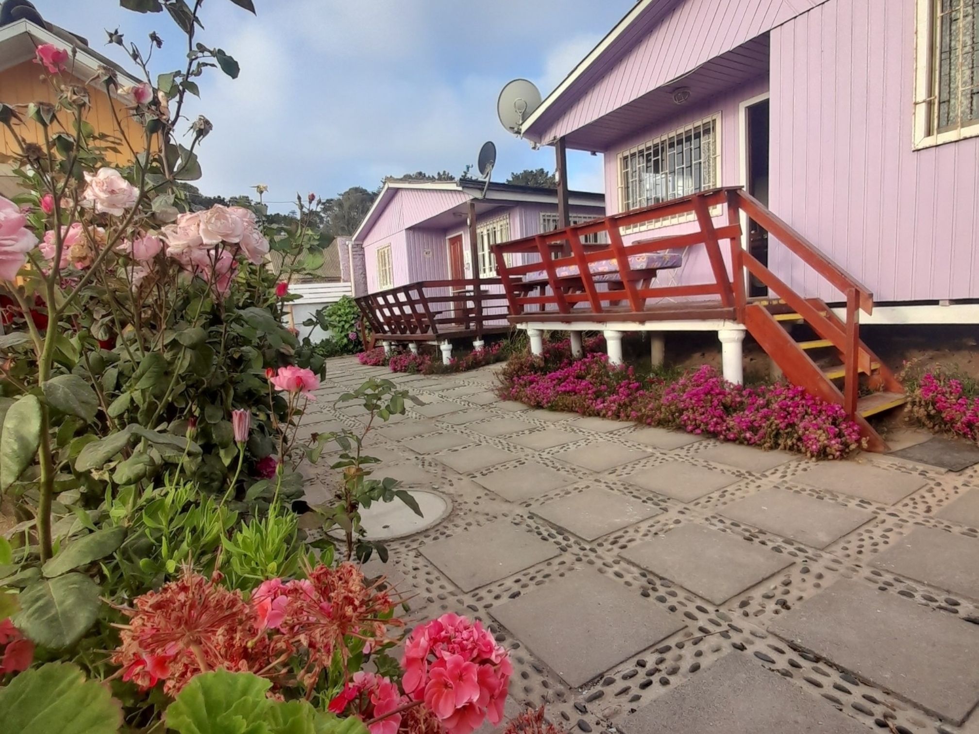 Cabins near the beach