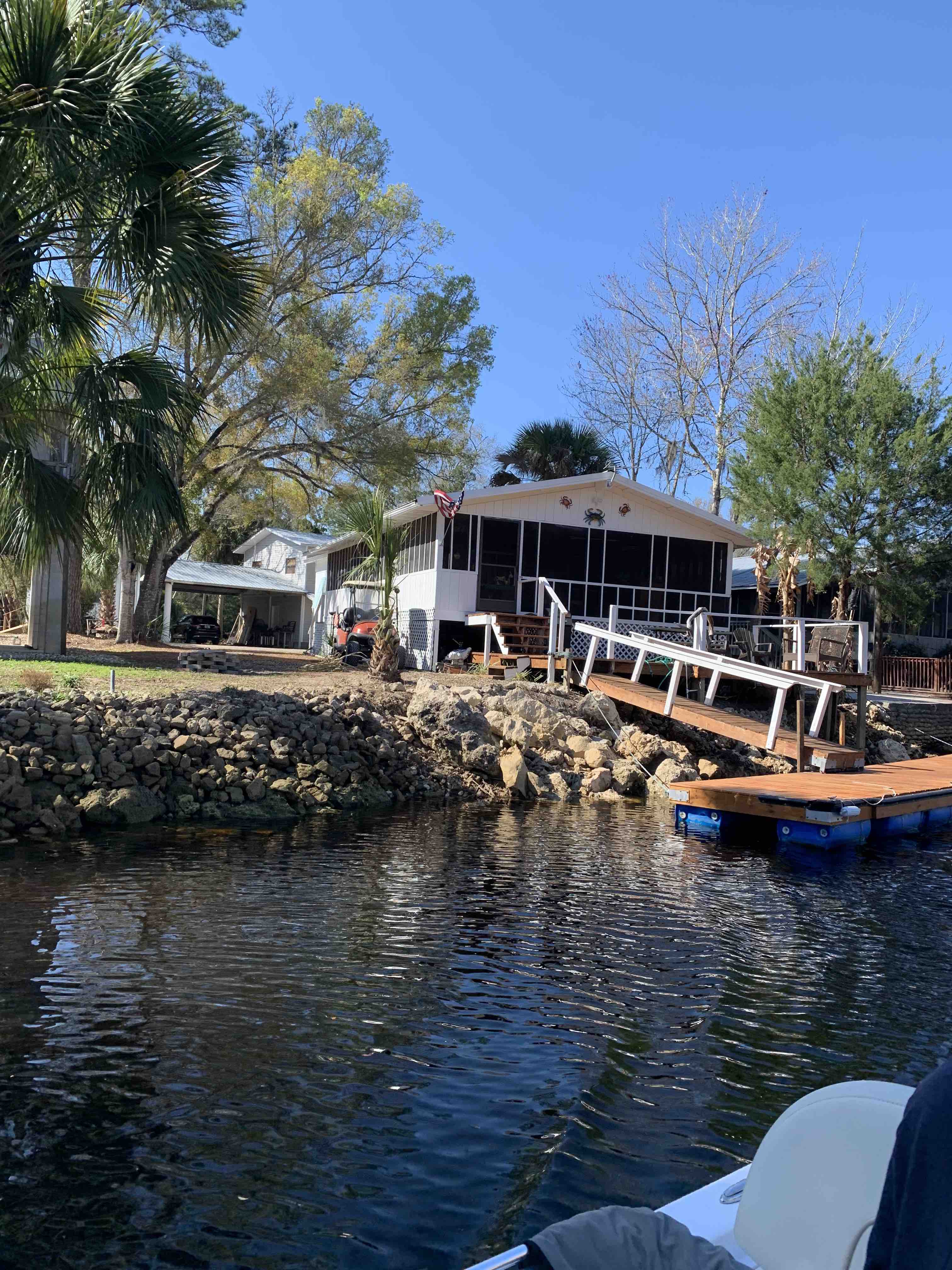 Waterfront bungalow with deep water access!