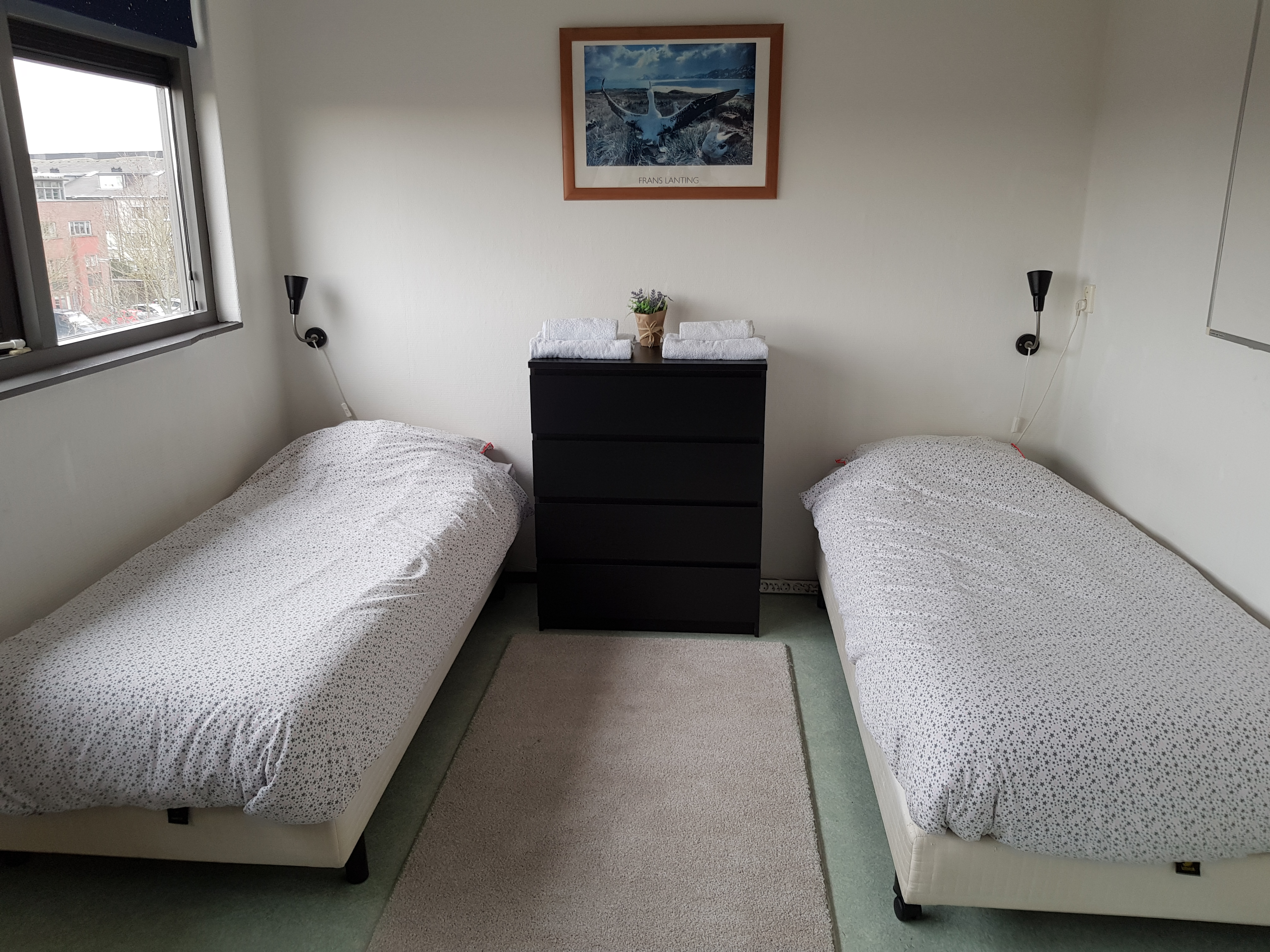 Spacious room- quiet neighbourhood- free parking — Amsterdam stay