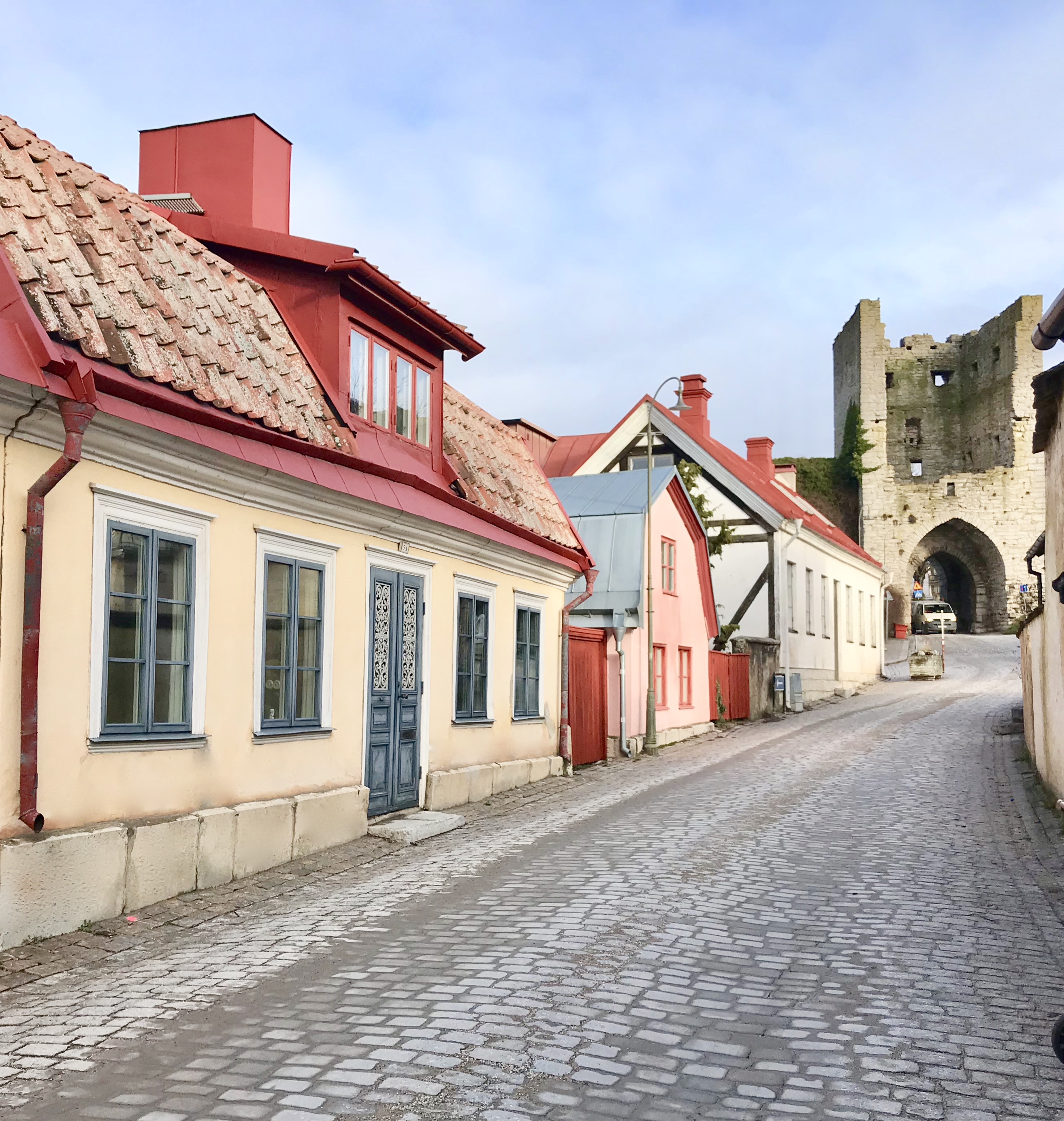 Old beautiful house inside the city wall