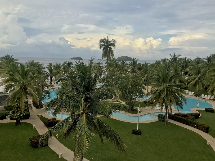 Nice condo overlooking the ocean, pool and terrace
