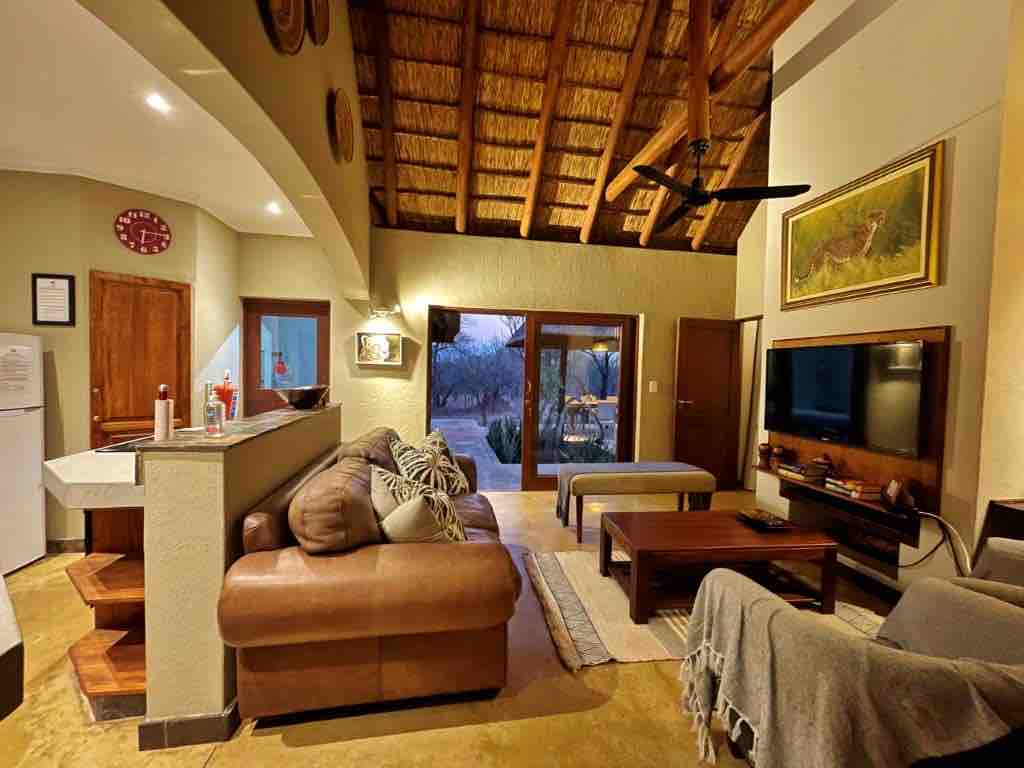 A luxurious lodge with a South African bush feel