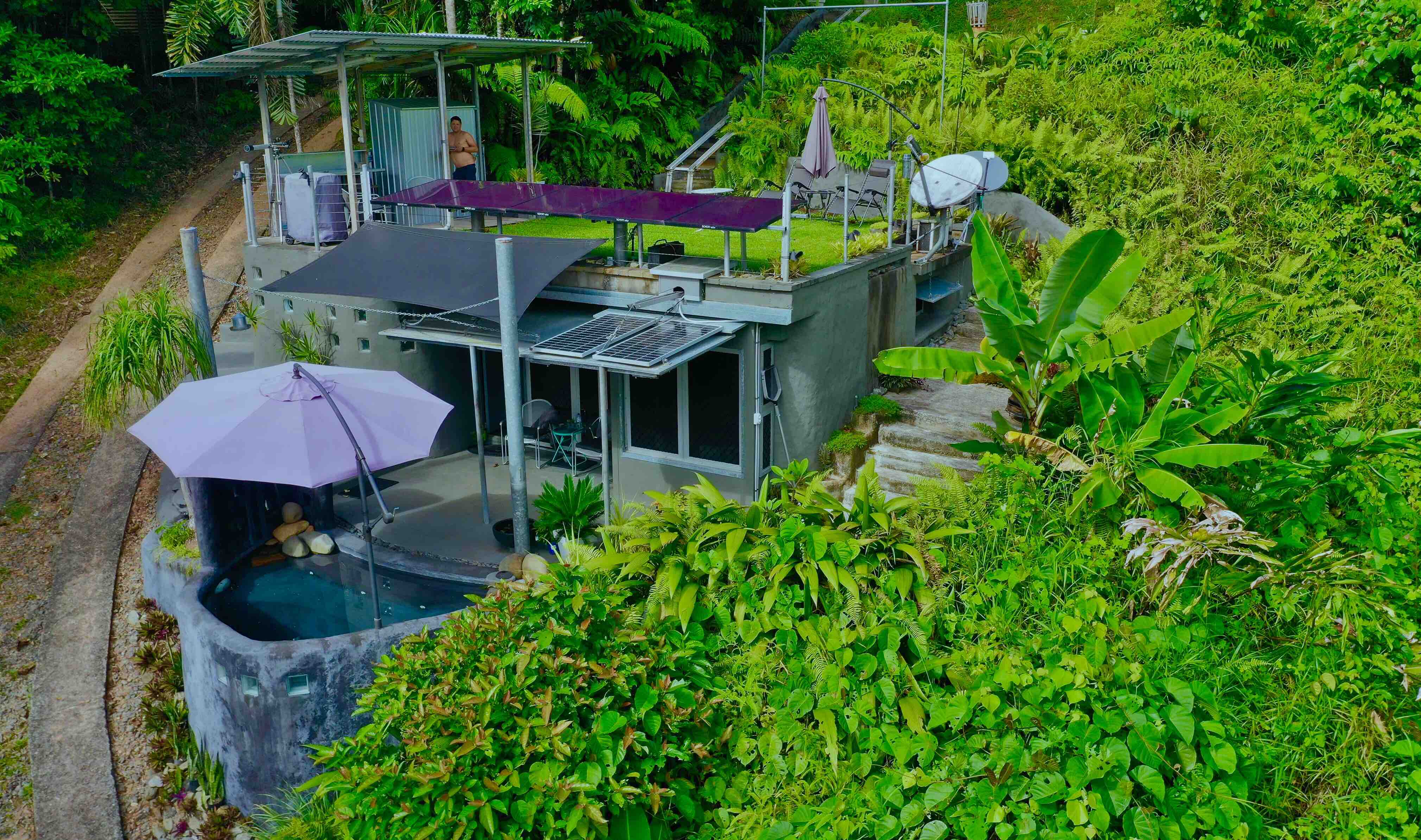EarthShip Daintree with Ocean Views Off The Grid Earth houses for