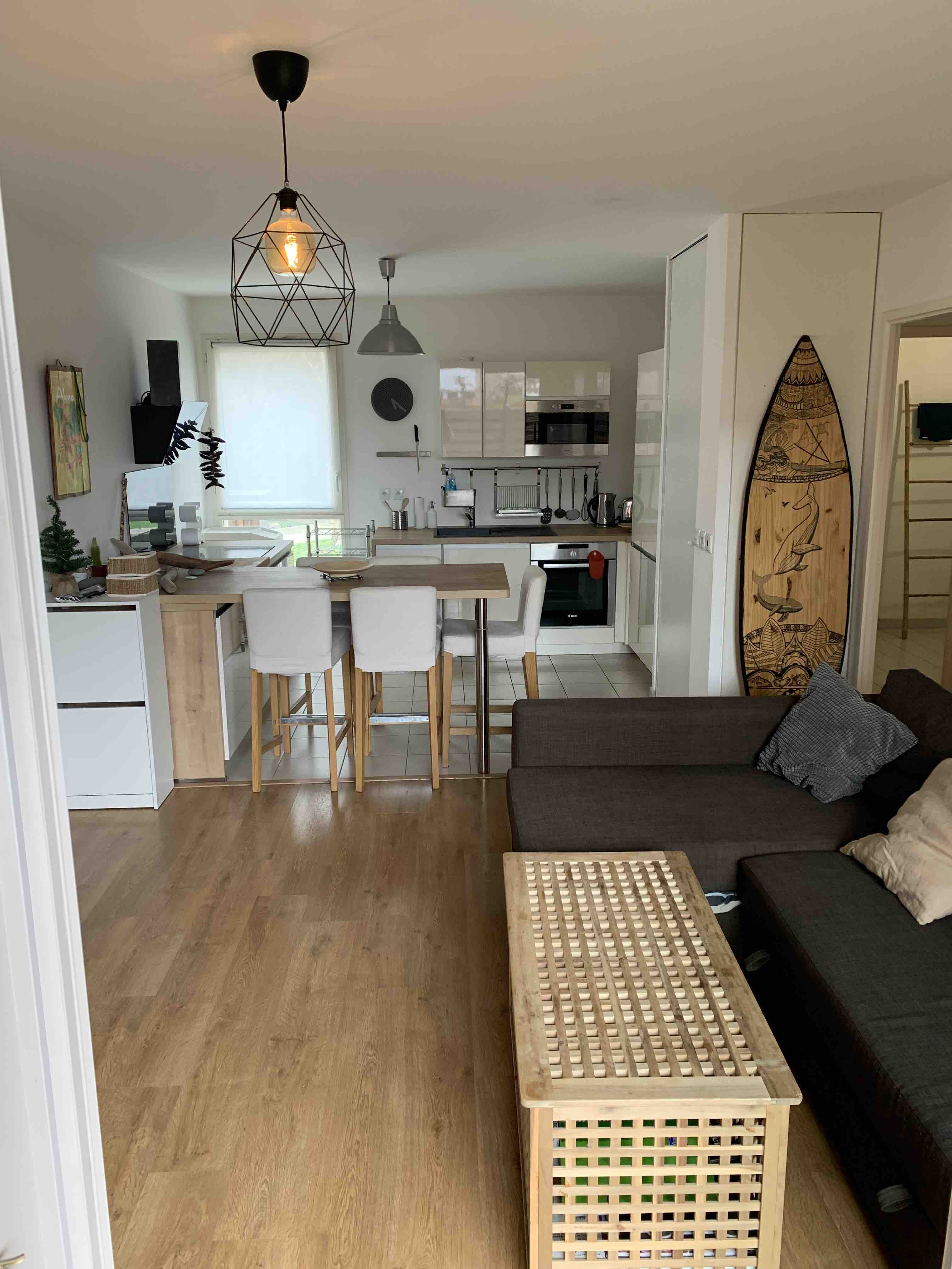 Beautiful furnished apartment near Paris.