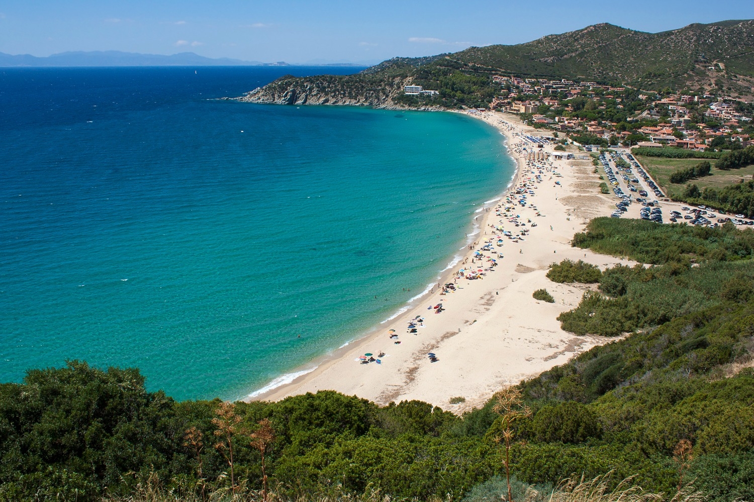 Comfortable apartment 400m from Solanas beach